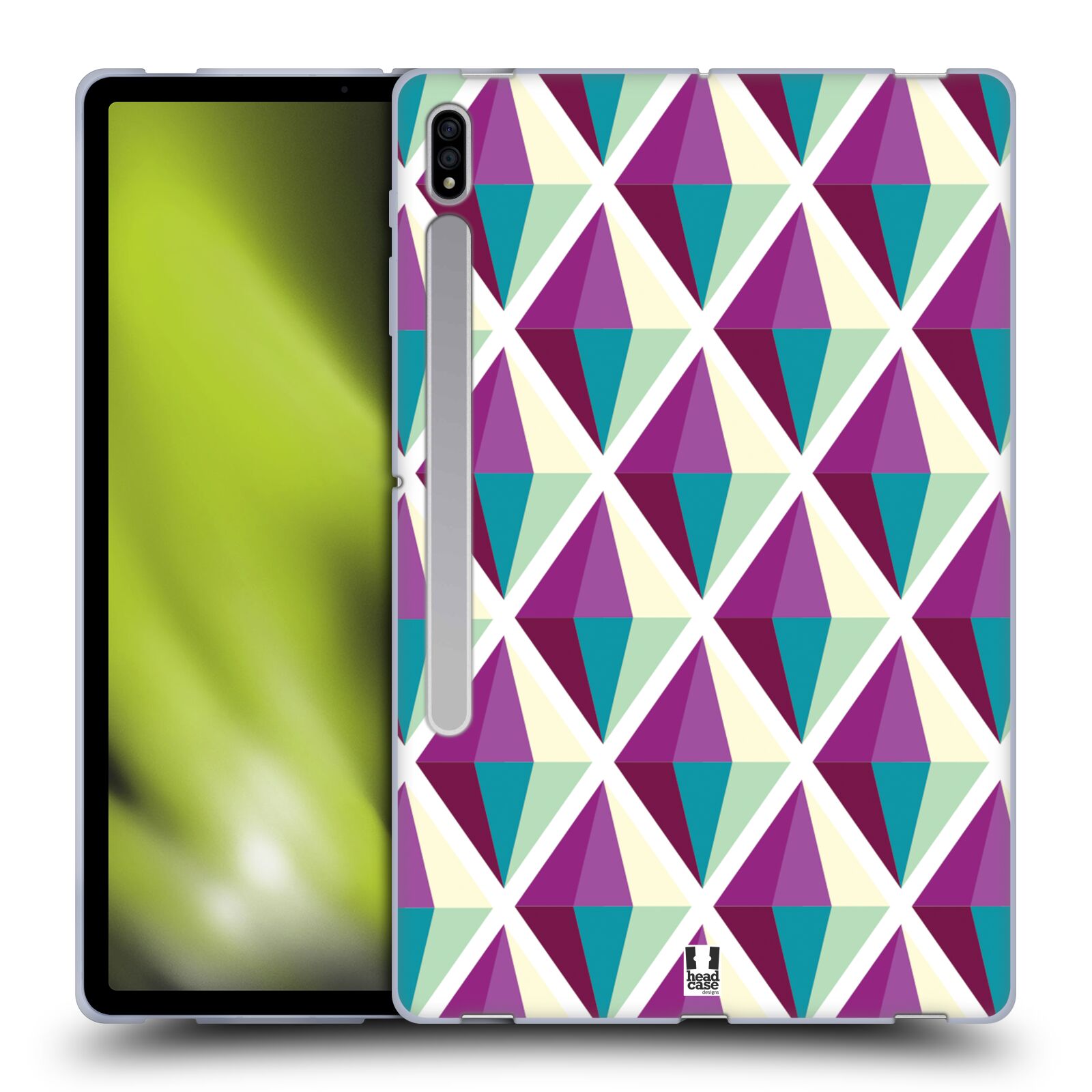 HEAD CASE DESIGNS OPTICAL GEOMETRIC PRINTS SOFT GEL CASE FOR SAMSUNG TABLETS 1 - 第 16/17 張圖片