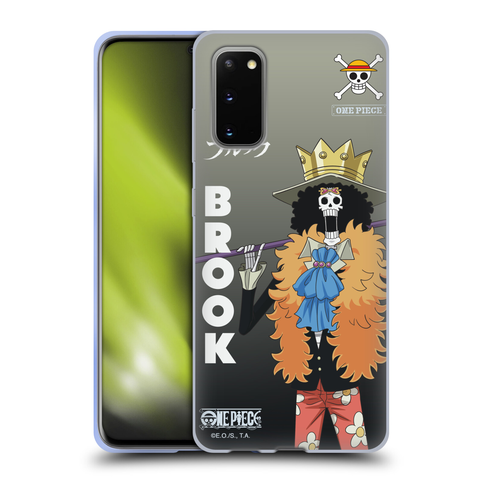 OFFICIAL ONE PIECE GRAPHIC ART SOFT GEL CASE FOR SAMSUNG PHONES 1