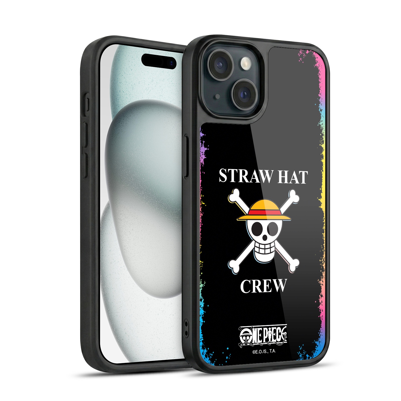 Colourful Crew Logo Hard MagSafe Case for iPhone 15