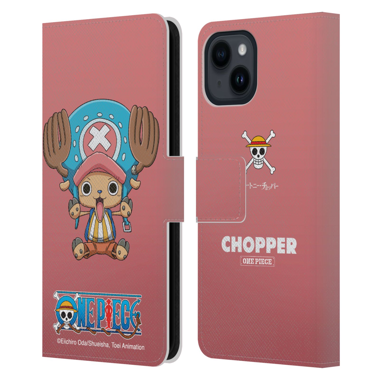 Chopper Leather Wallet Case for iPhone 15