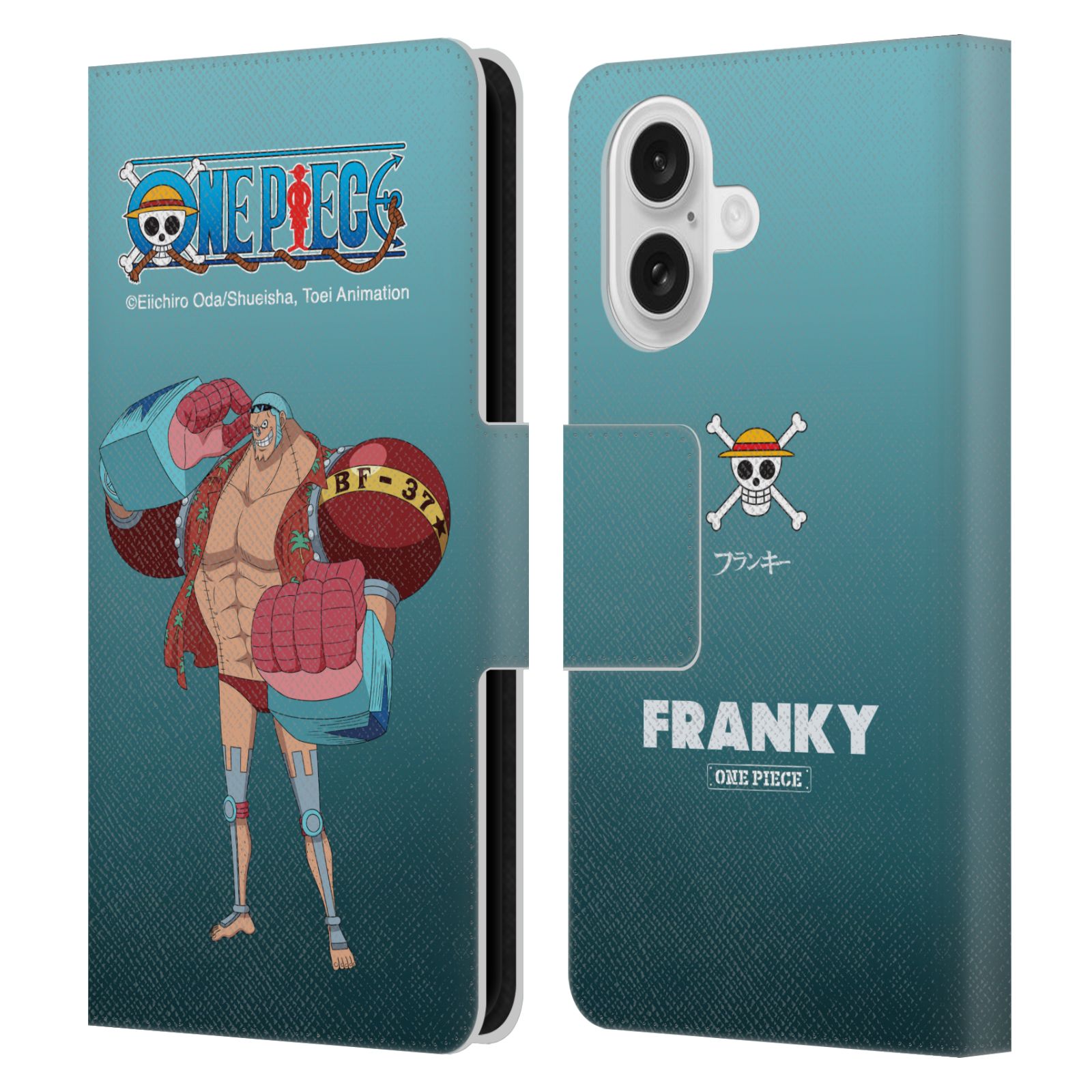 Franky Leather Wallet Case for iPhone 16