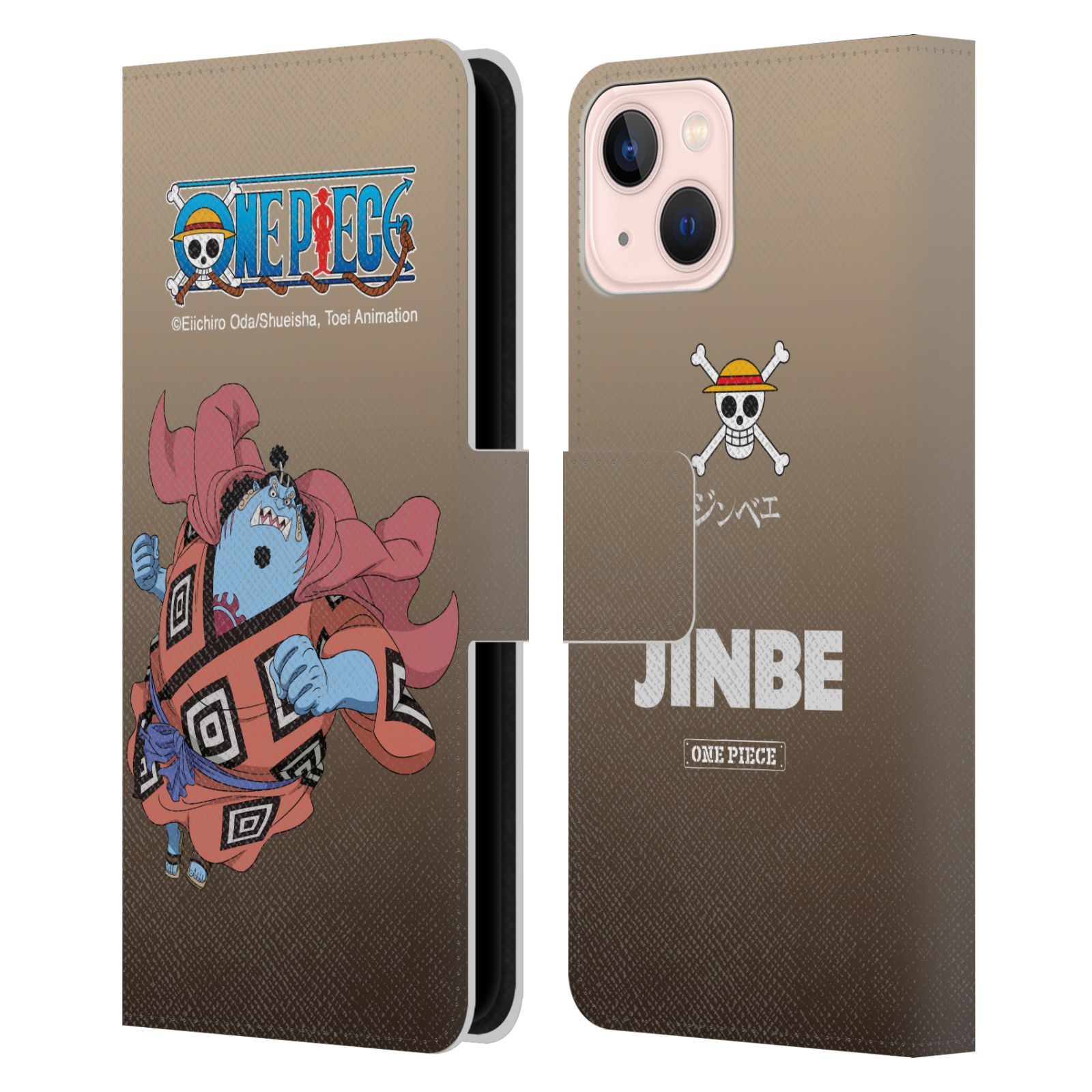 Jinbe Leather Wallet Case for iPhone 13