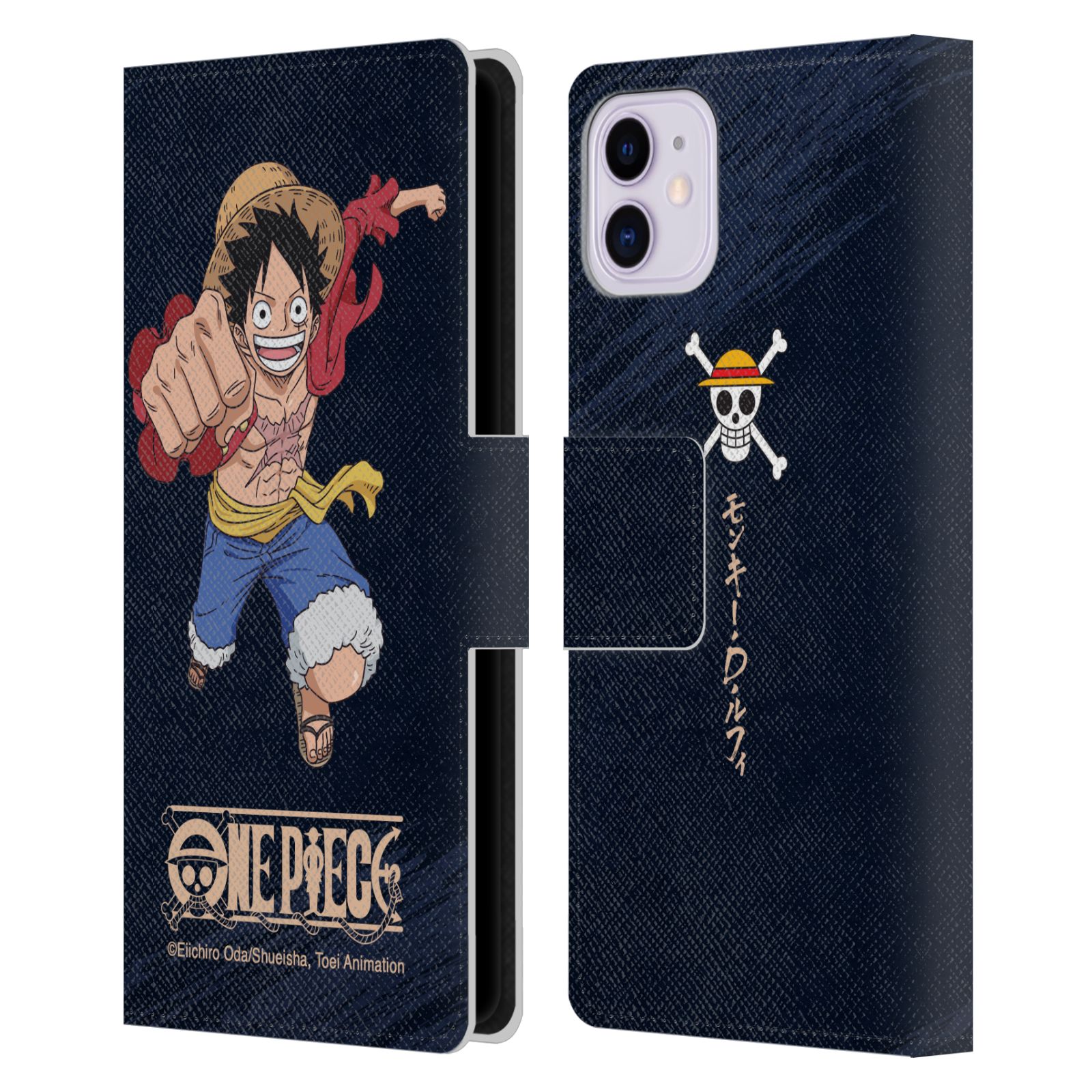 Luffy Leather Wallet Case for iPhone 11
