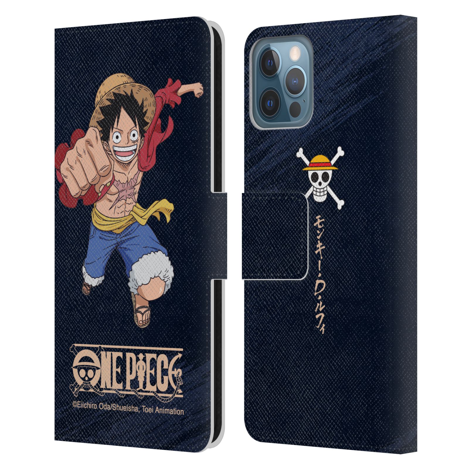 Luffy Leather Wallet Case for iPhone 12 / 12 Pro