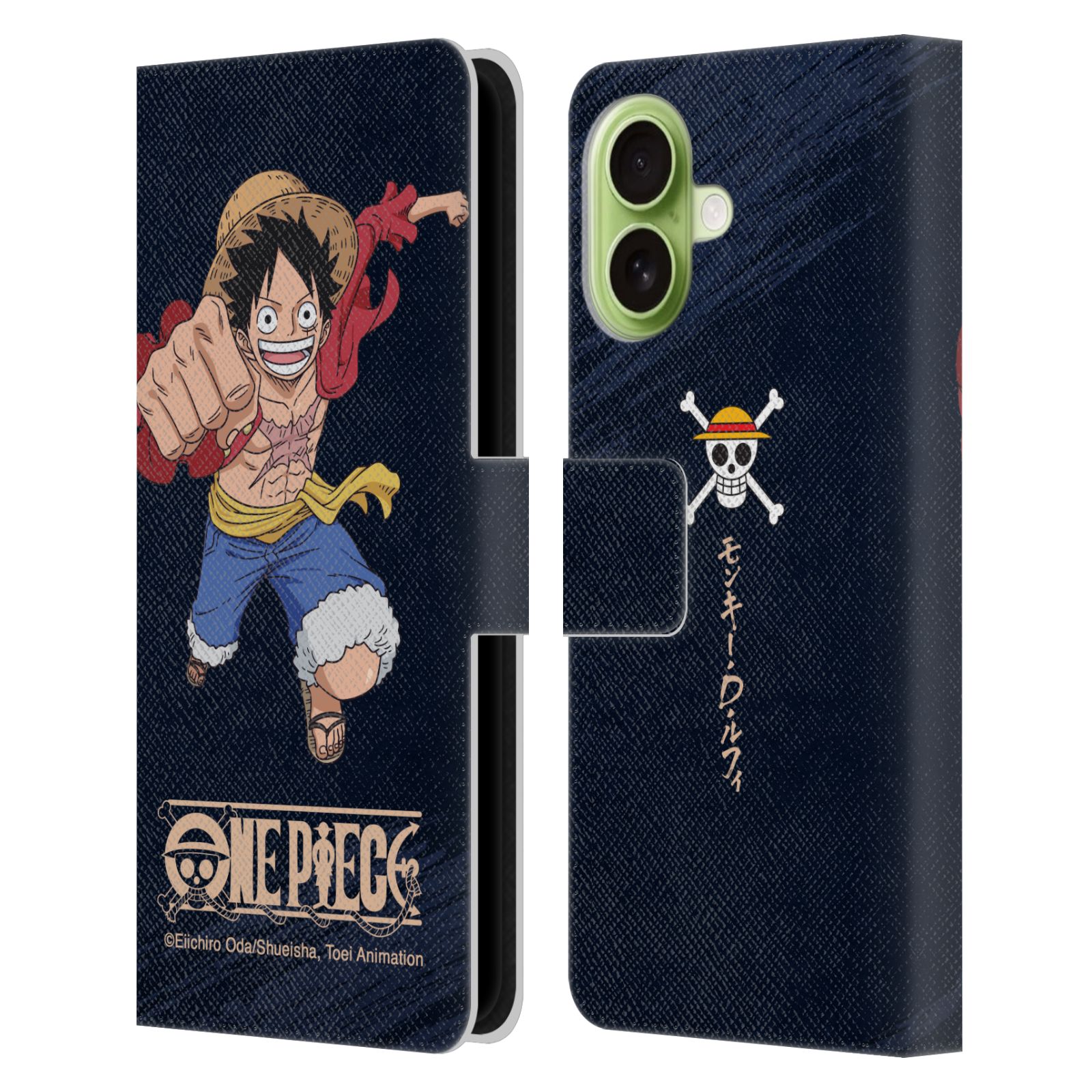 Luffy Leather Wallet Case for iPhone 17