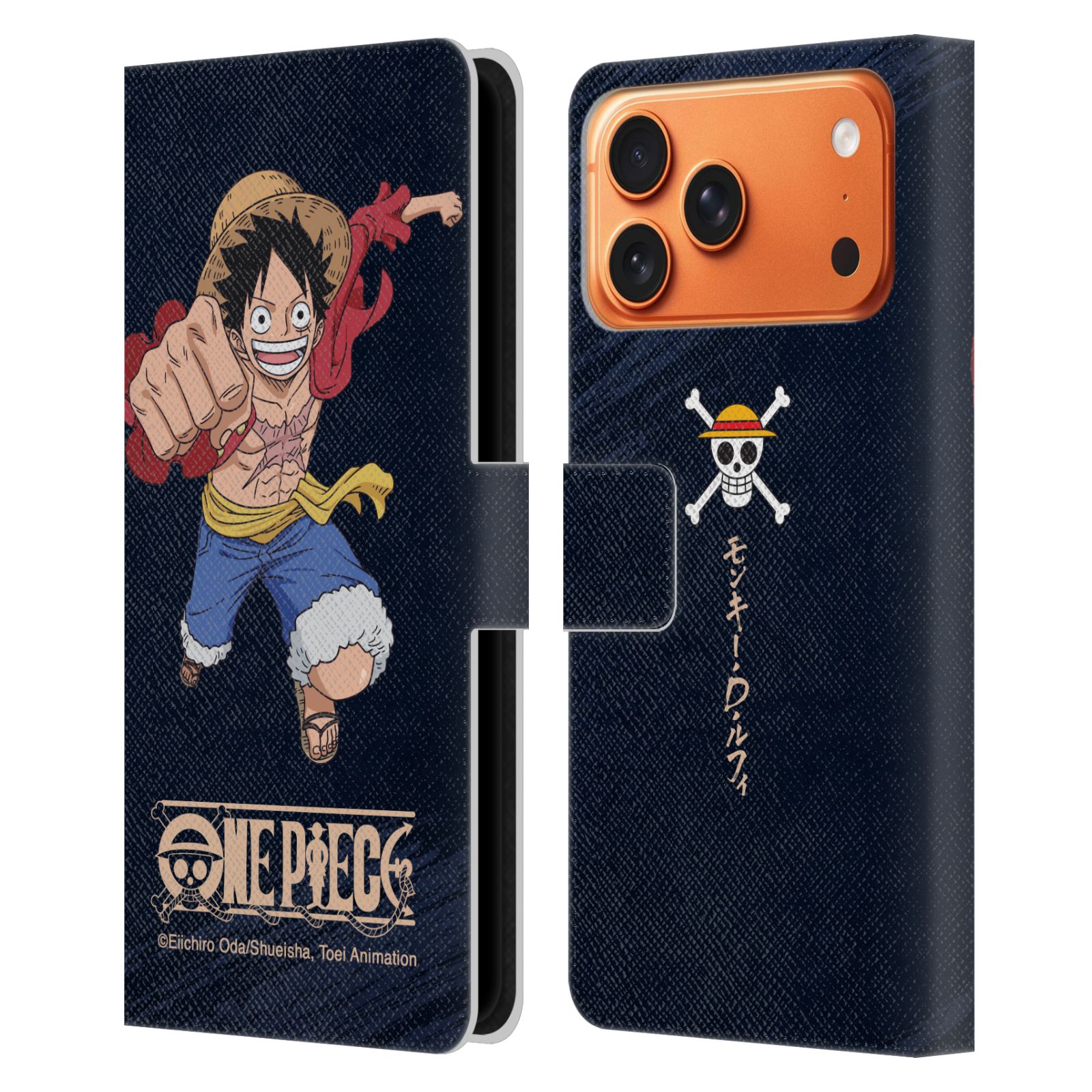 Luffy Leather Wallet Case for iPhone 17 Pro Max