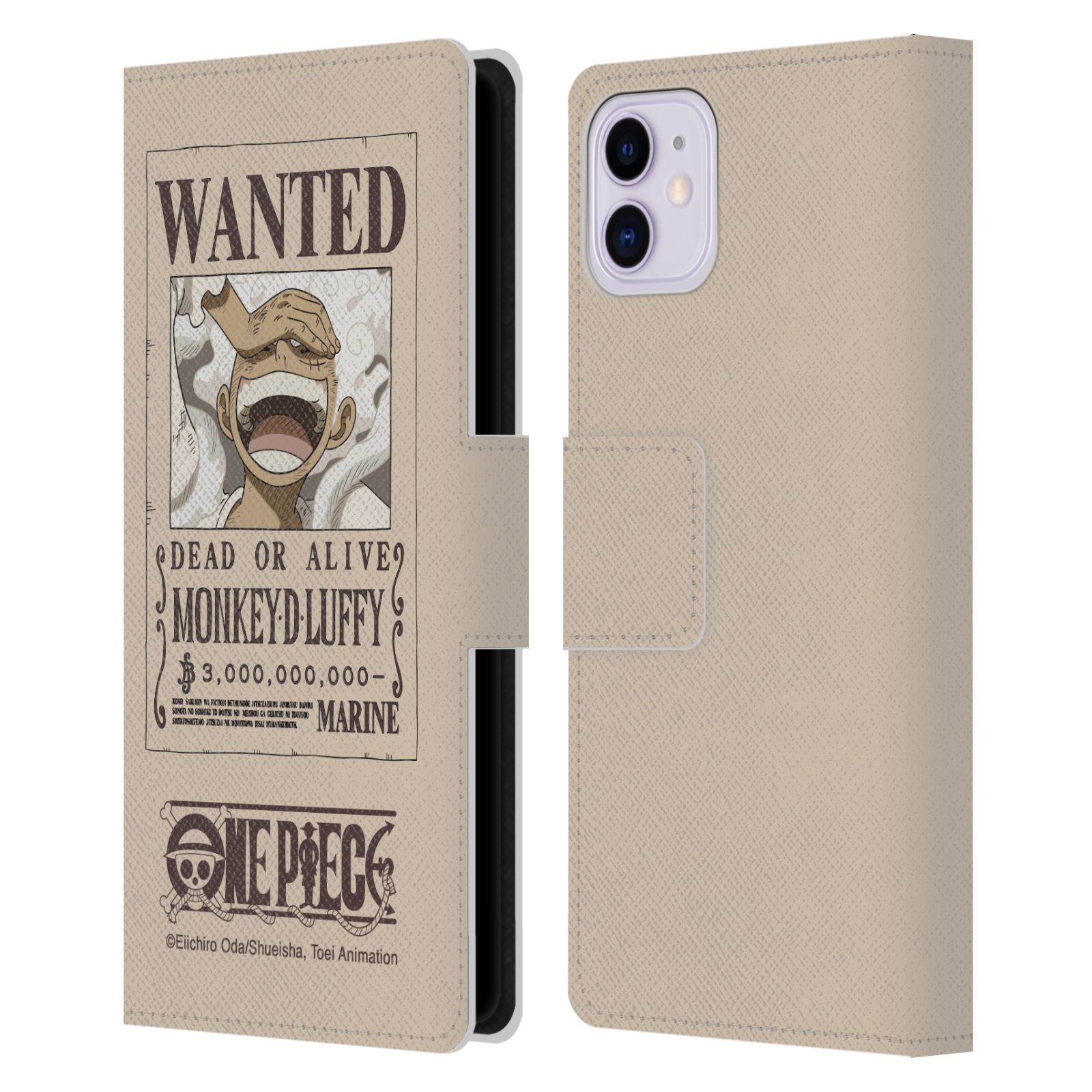 Luffy Gear 5 Poster Leather Wallet Case for iPhone 11