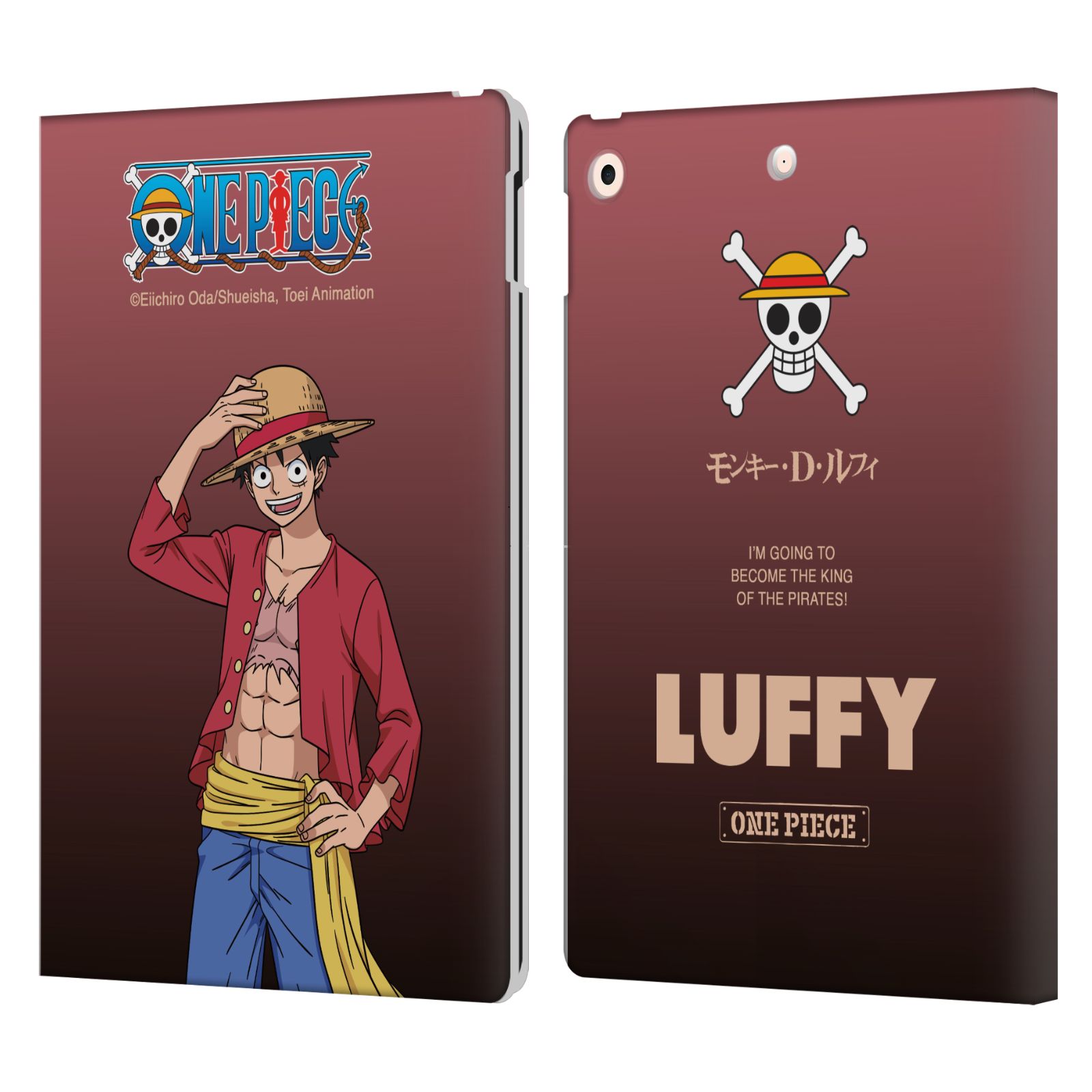 Monkey D. Luffy Leather Wallet Case for iPad 10.2″