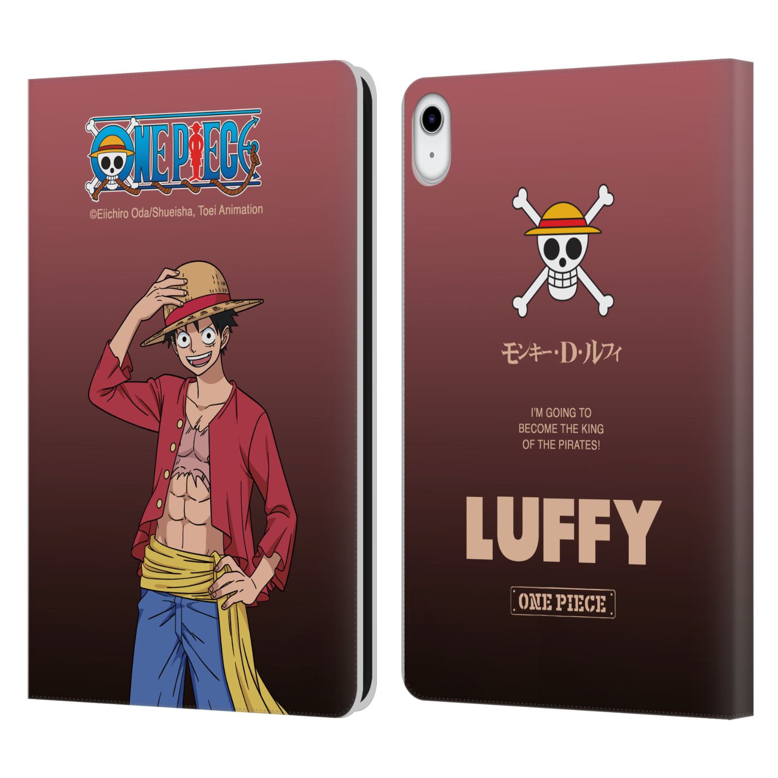 Monkey D. Luffy Leather Wallet Case for iPad 10.9″ (2022)
