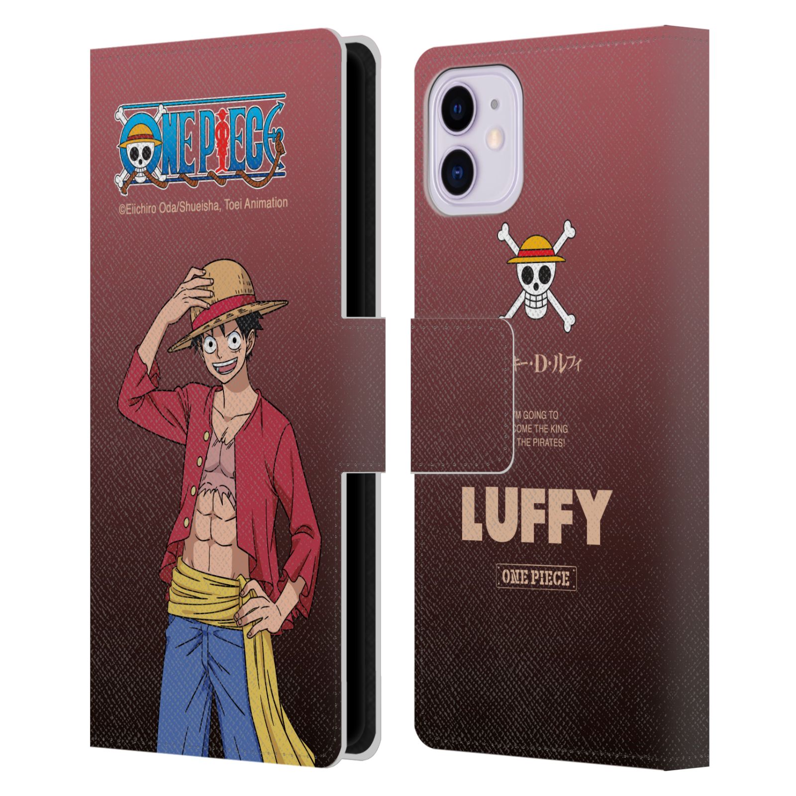 Monkey D. Luffy Leather Wallet Case for iPhone 11
