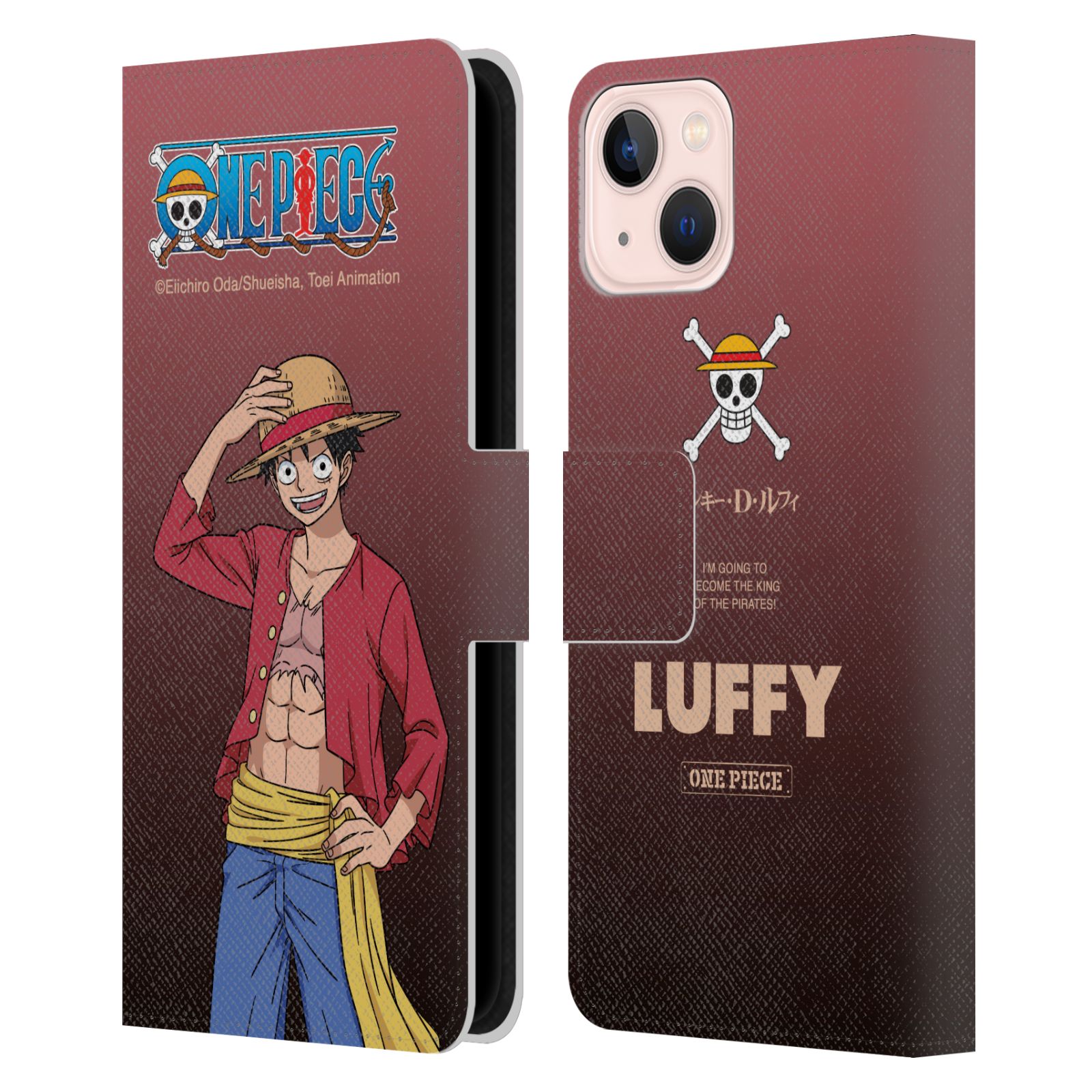 Monkey D. Luffy Leather Wallet Case for iPhone 13