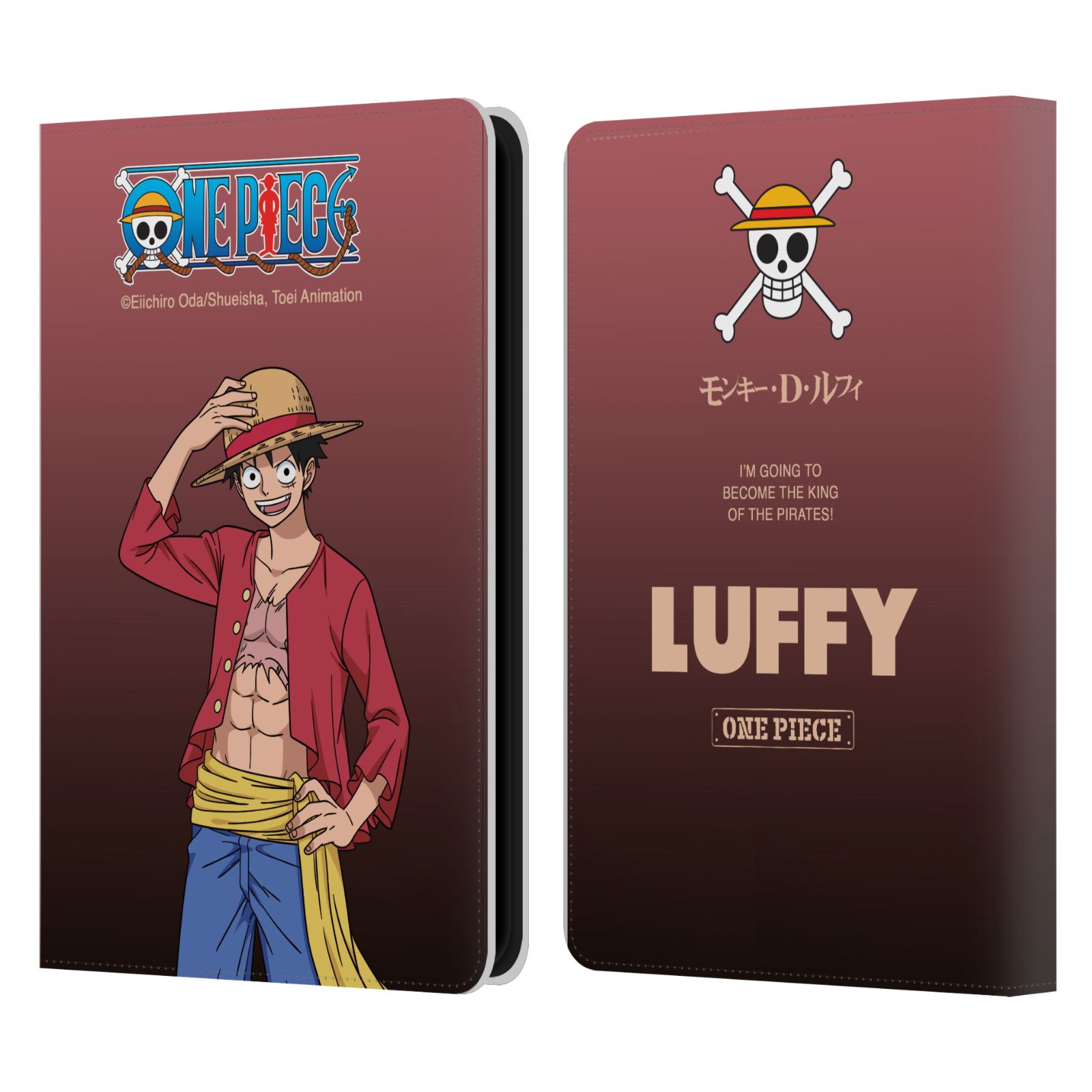 Monkey D. Luffy Leather Wallet Case for Kindle (11th gen, 2022)