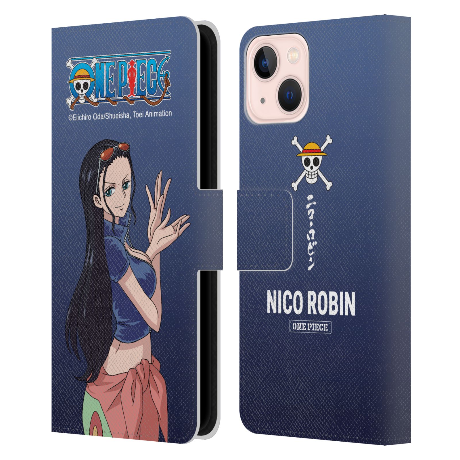 Nico Robin Leather Wallet Case for iPhone 13