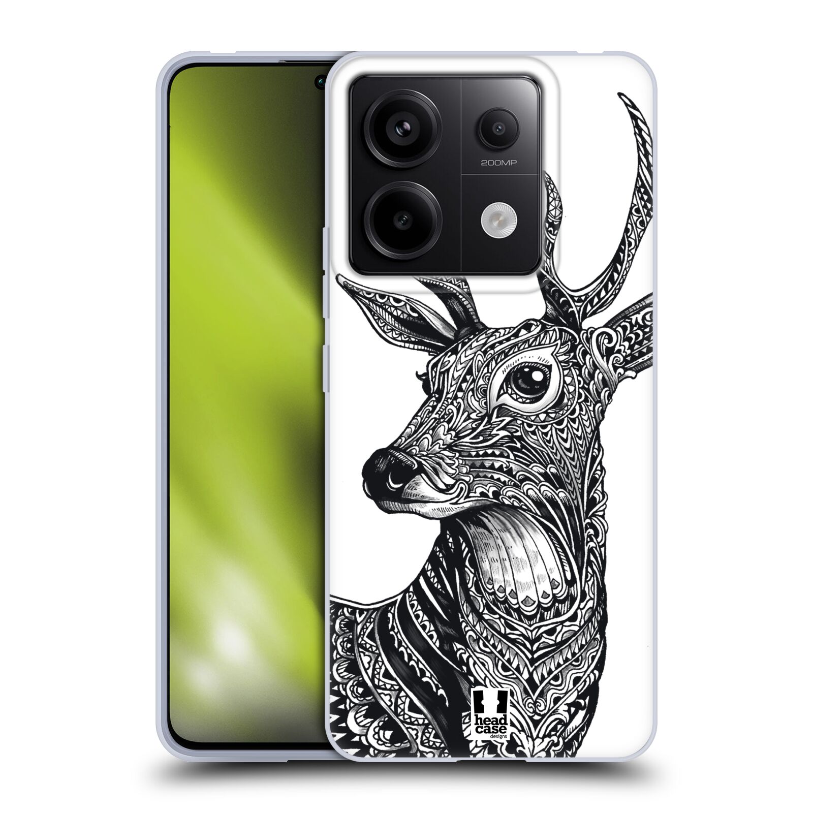 Silikonové pouzdro na mobil Xiaomi Redmi Note 13 Pro 5G / Poco X6 5G - Head Case - Zdobený Jelínek (Silikonový kryt, obal, pouzdro na mobilní telefon Xiaomi Redmi Note 13 Pro 5G / Poco X6 5G s motivem Zdobený Jelínek)