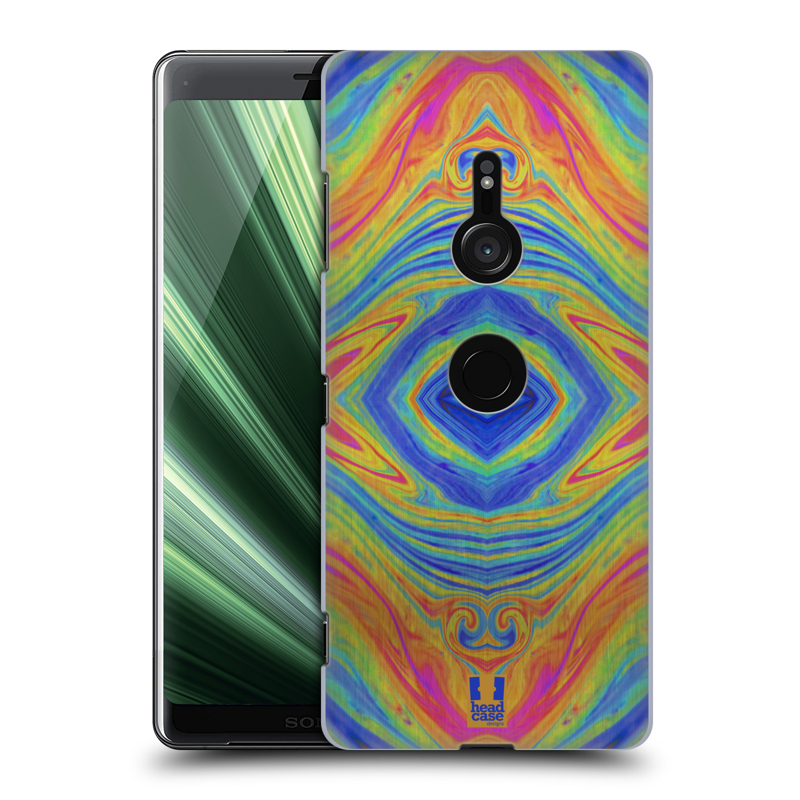 HEAD CASE DESIGNS OIL SLICK PRINTS HARD BACK CASE & WALLPAPER FOR SONY PHONES 1 - Picture 9 of 9