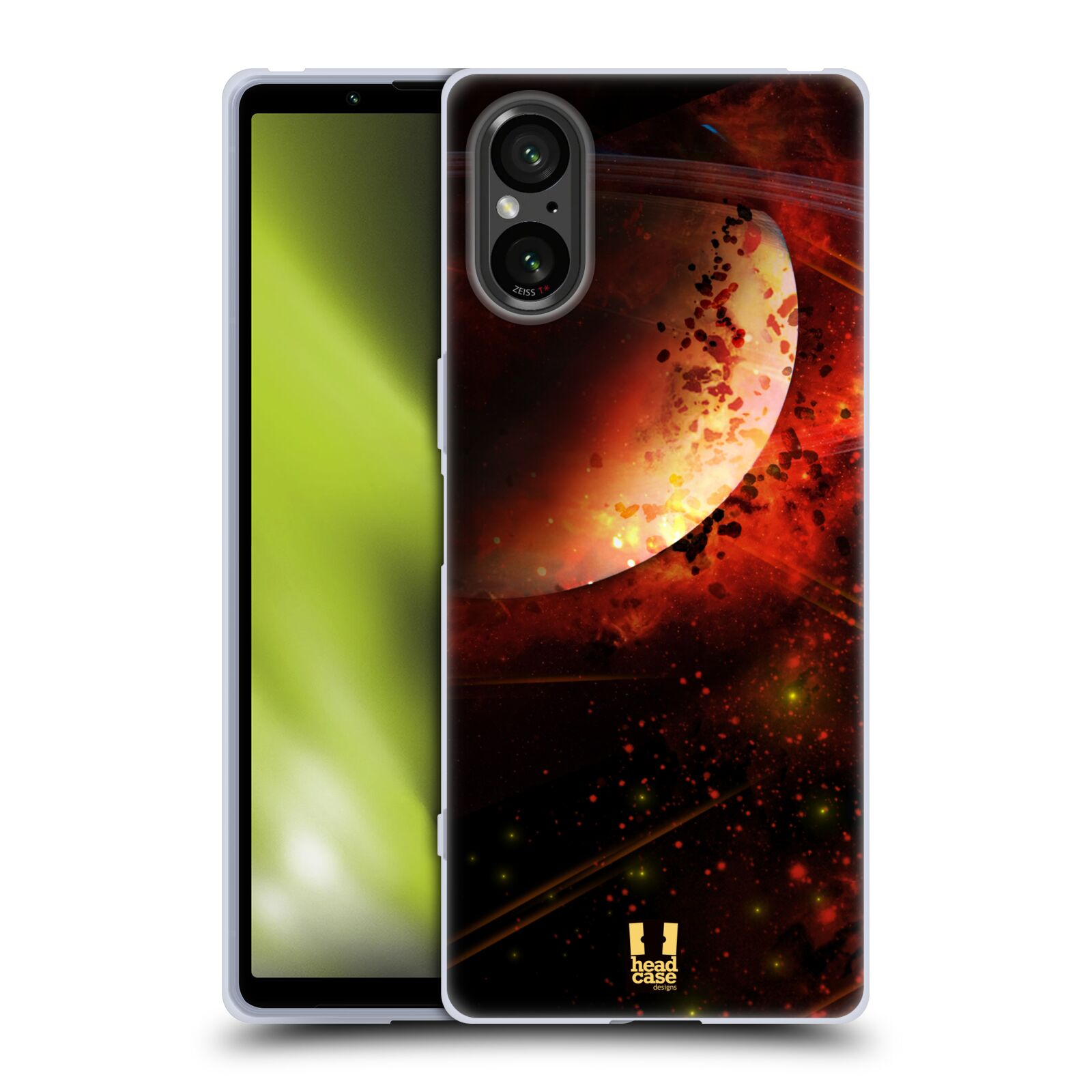 Silikonové pouzdro na mobil Sony Xperia 5 V - Head Case - SATURN (Silikonový kryt, obal, pouzdro na mobilní telefon Sony Xperia 5 V s motivem SATURN)