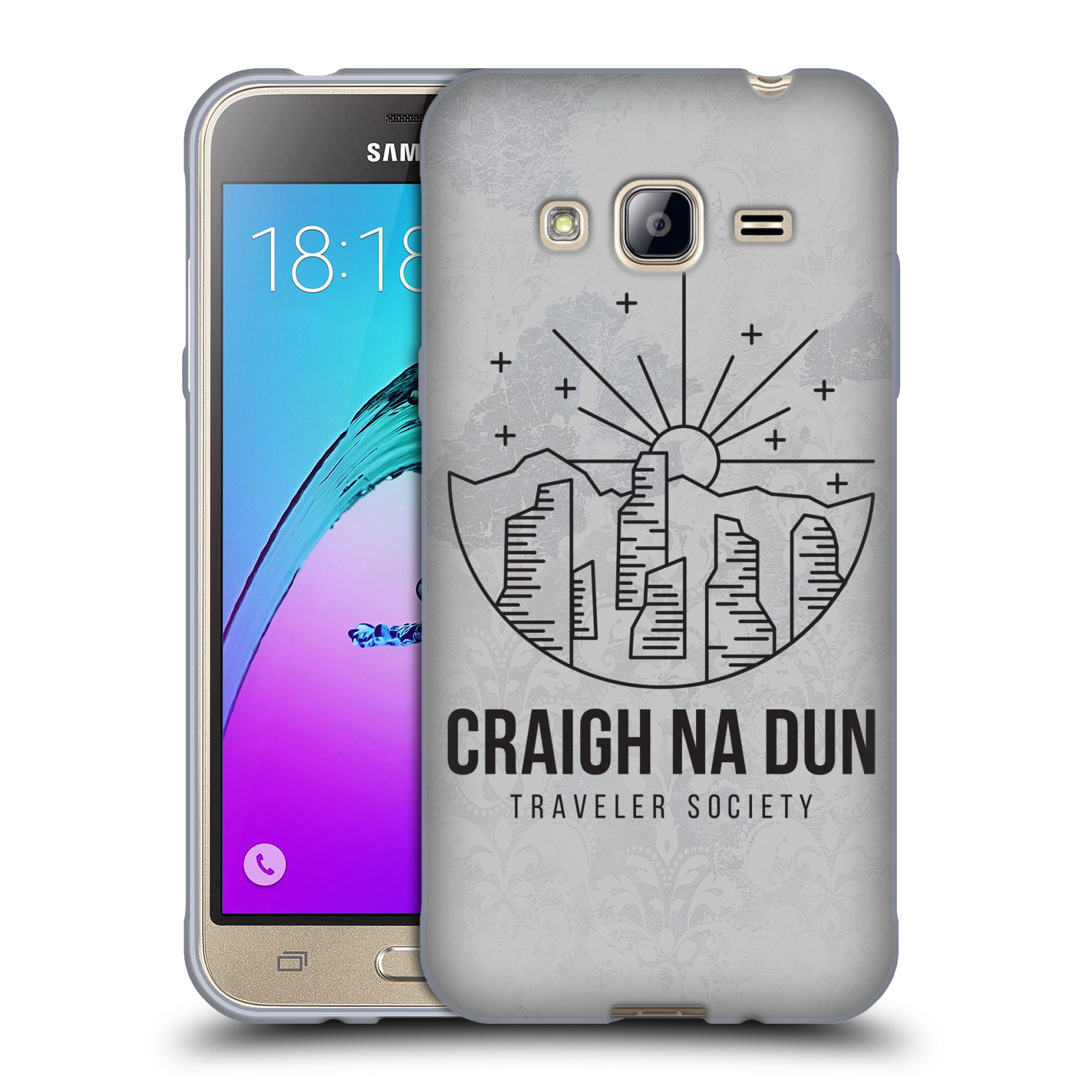 OFFICIAL OUTLANDER GRAPHICS SOFT GEL CASE FOR SAMSUNG PHONES 3 - Picture 9 of 13