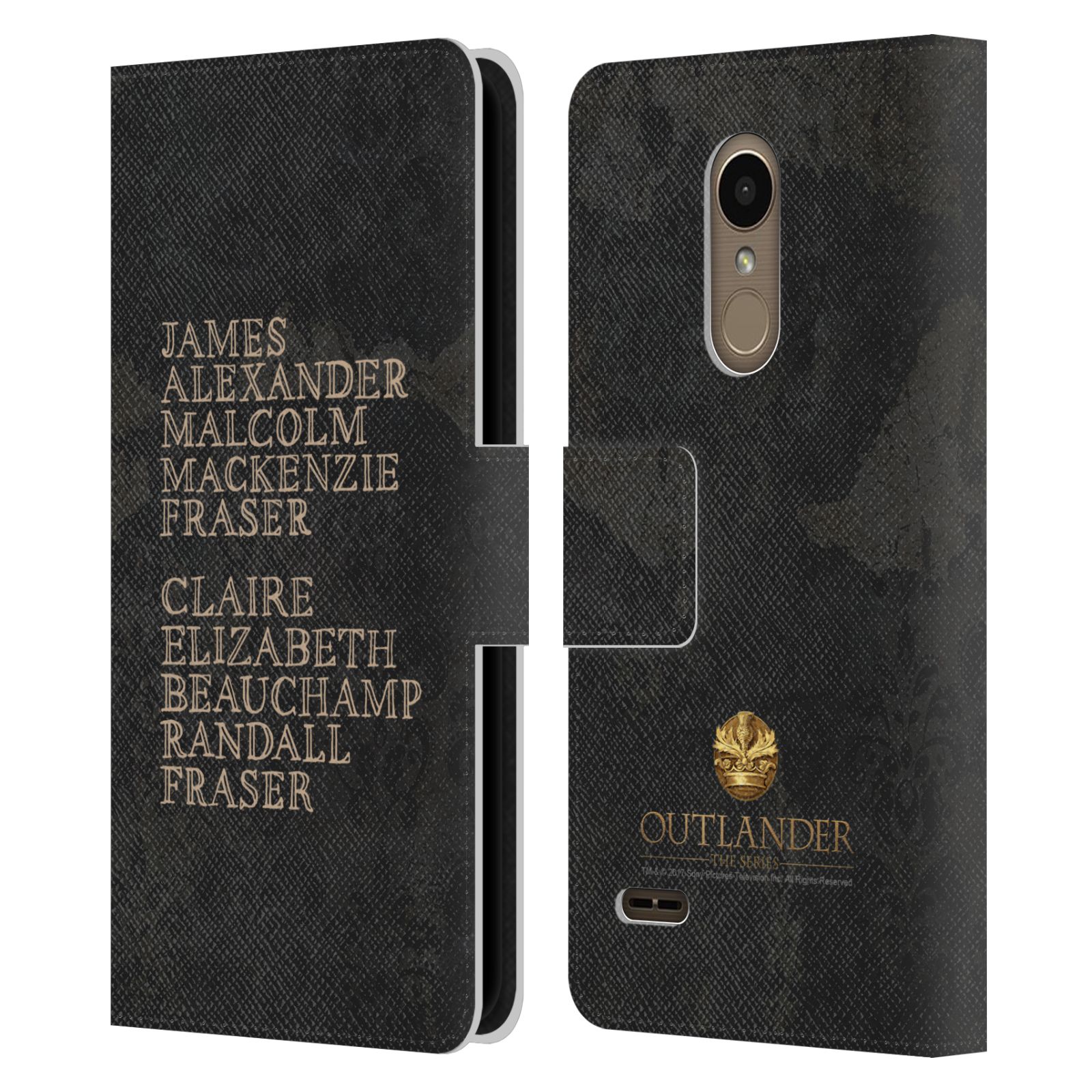 OFFICIAL OUTLANDER GRAPHICS LEATHER BOOK WALLET CASE FOR LG PHONES 1 - Picture 7 of 7