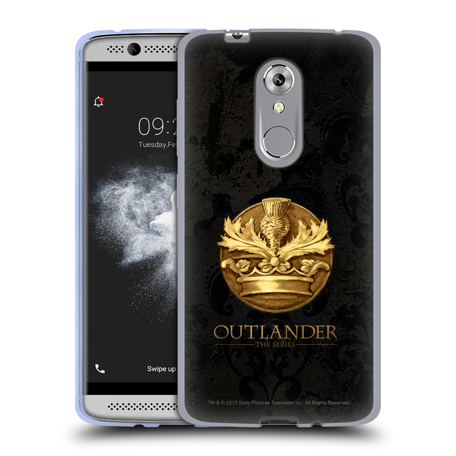 FUNDA DE GEL OFICIAL OUTLANDER SELLOS E ICONOS PARA TELÉFONOS ZTE - Imagen 8 de 8