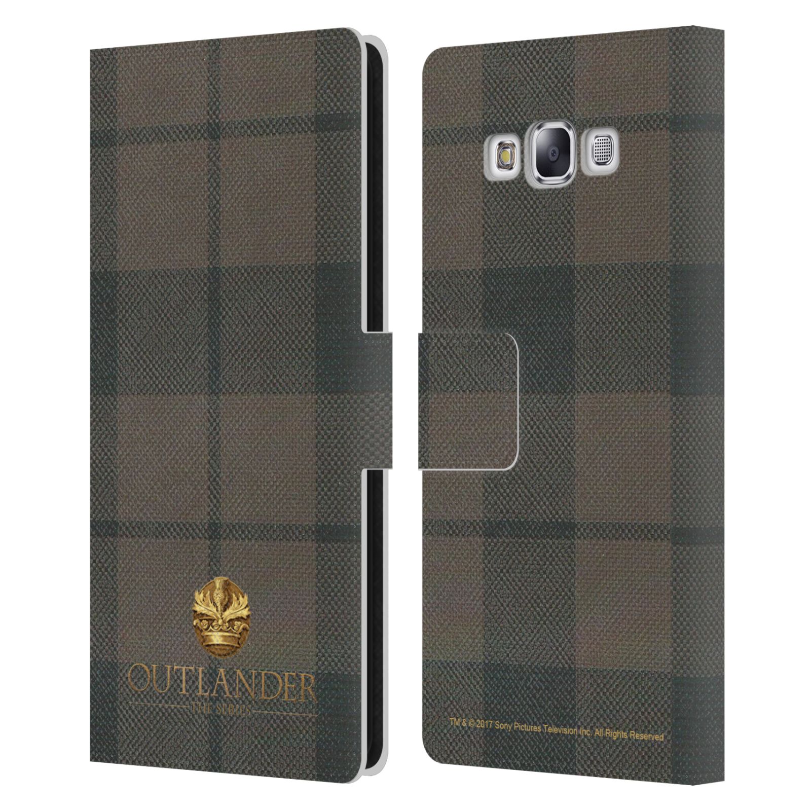 OFFICIAL OUTLANDER TARTANS LEATHER BOOK WALLET CASE COVER FOR SAMSUNG PHONES 3 - Picture 7 of 11