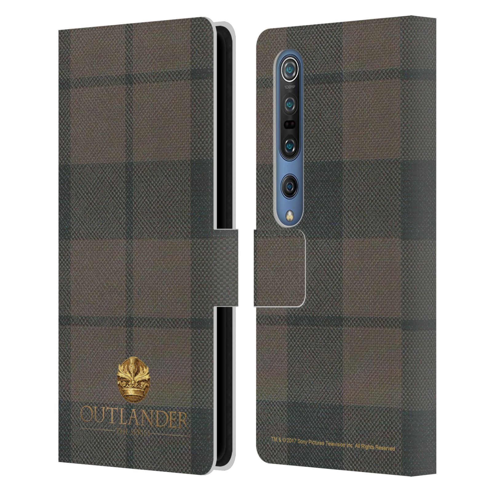 OFFICIAL OUTLANDER TARTANS LEATHER BOOK WALLET CASE COVER FOR XIAOMI PHONES - Picture 7 of 11