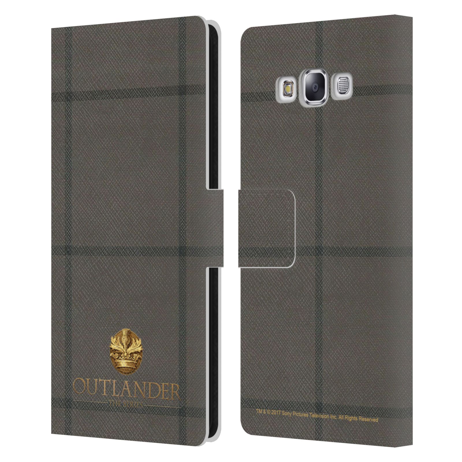 OFFICIAL OUTLANDER TARTANS LEATHER BOOK WALLET CASE COVER FOR SAMSUNG PHONES 3 - Picture 8 of 11