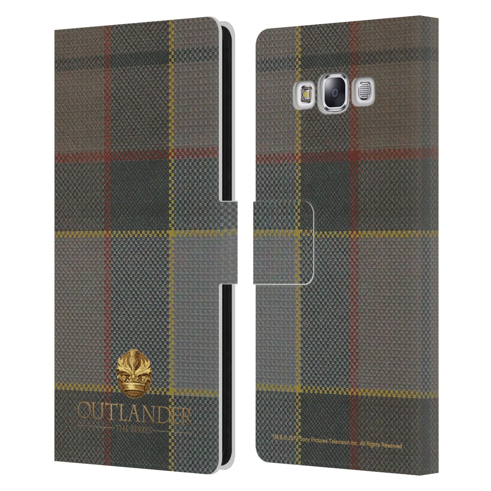 OFFICIAL OUTLANDER TARTANS LEATHER BOOK WALLET CASE COVER FOR SAMSUNG PHONES 3 - Picture 9 of 11