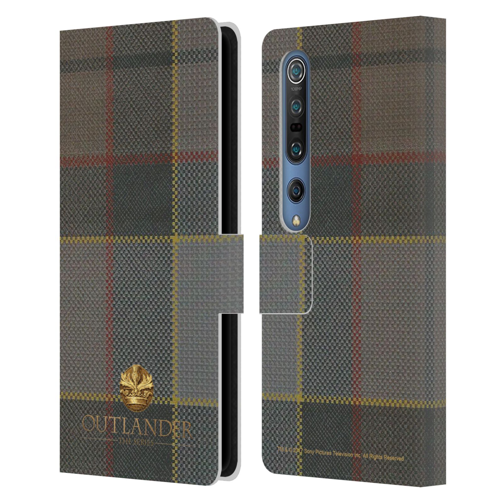 OFFICIAL OUTLANDER TARTANS LEATHER BOOK WALLET CASE COVER FOR XIAOMI PHONES - Picture 9 of 11