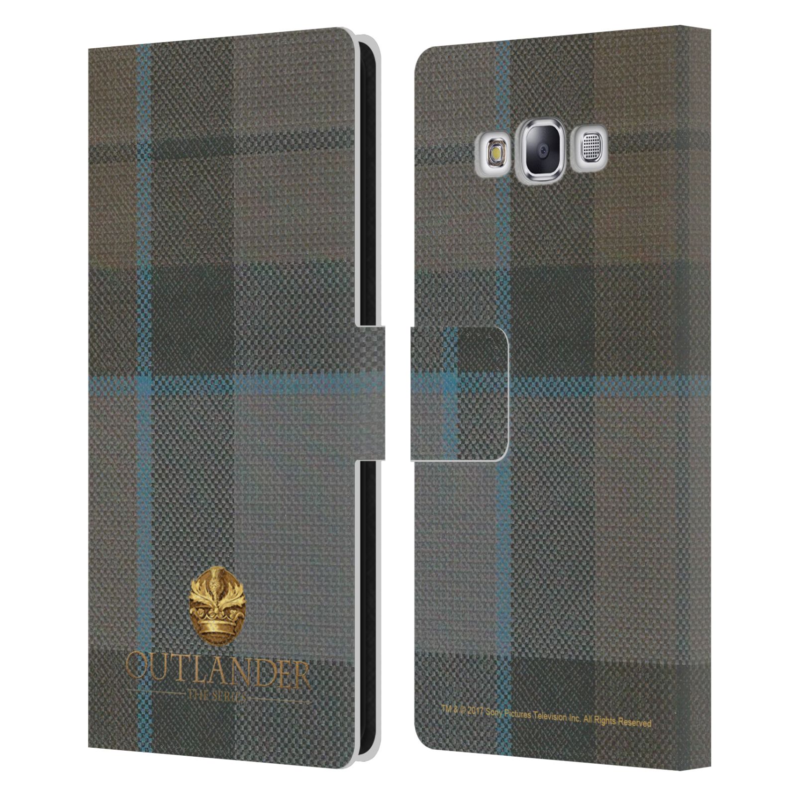 OFFICIAL OUTLANDER TARTANS LEATHER BOOK WALLET CASE COVER FOR SAMSUNG PHONES 3 - Picture 10 of 11