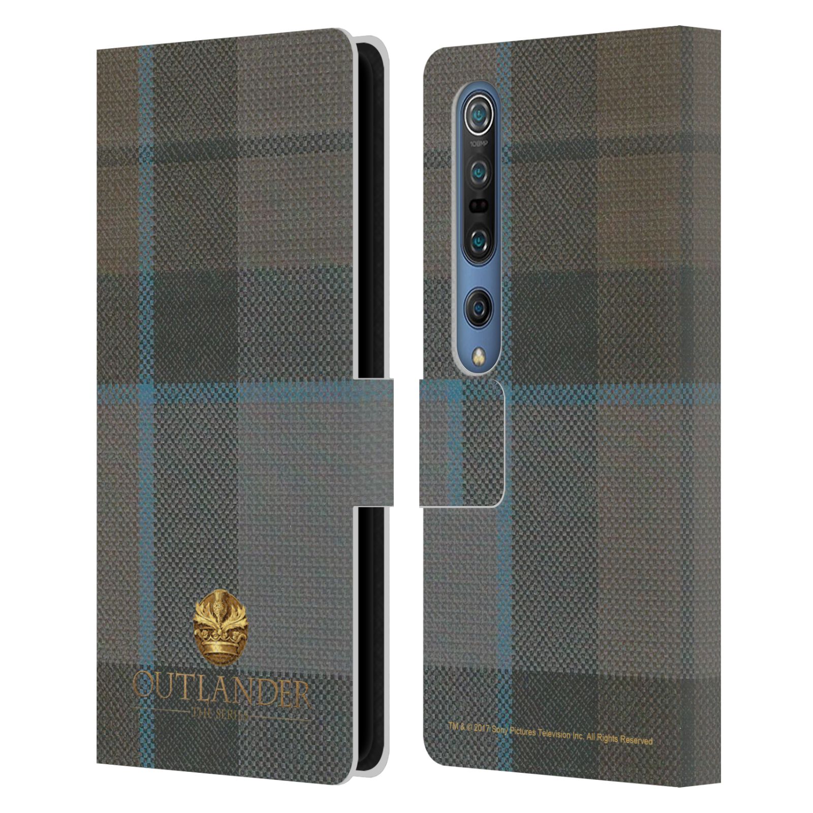 OFFICIAL OUTLANDER TARTANS LEATHER BOOK WALLET CASE COVER FOR XIAOMI PHONES - Picture 10 of 11
