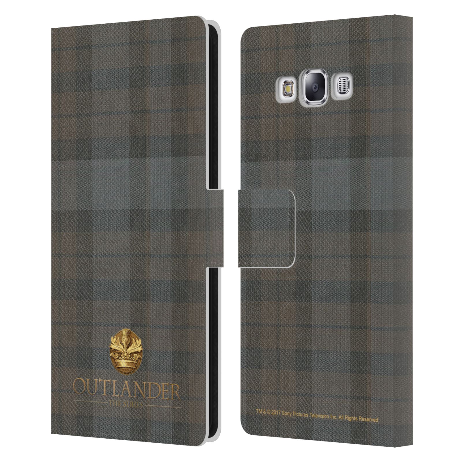 OFFICIAL OUTLANDER TARTANS LEATHER BOOK WALLET CASE COVER FOR SAMSUNG PHONES 3 - Picture 11 of 11