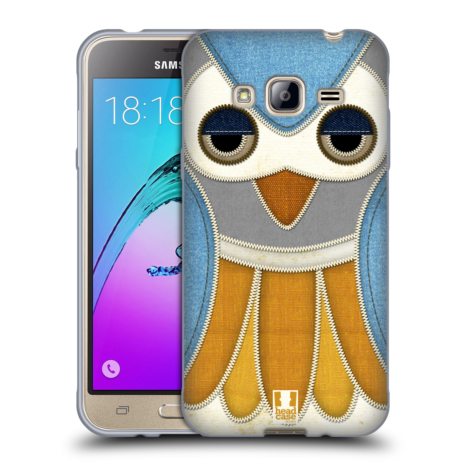 HEAD CASE DESIGNS OWL PATCHWORK SOFT GEL CASE FOR SAMSUNG PHONES 3 - Picture 8 of 11