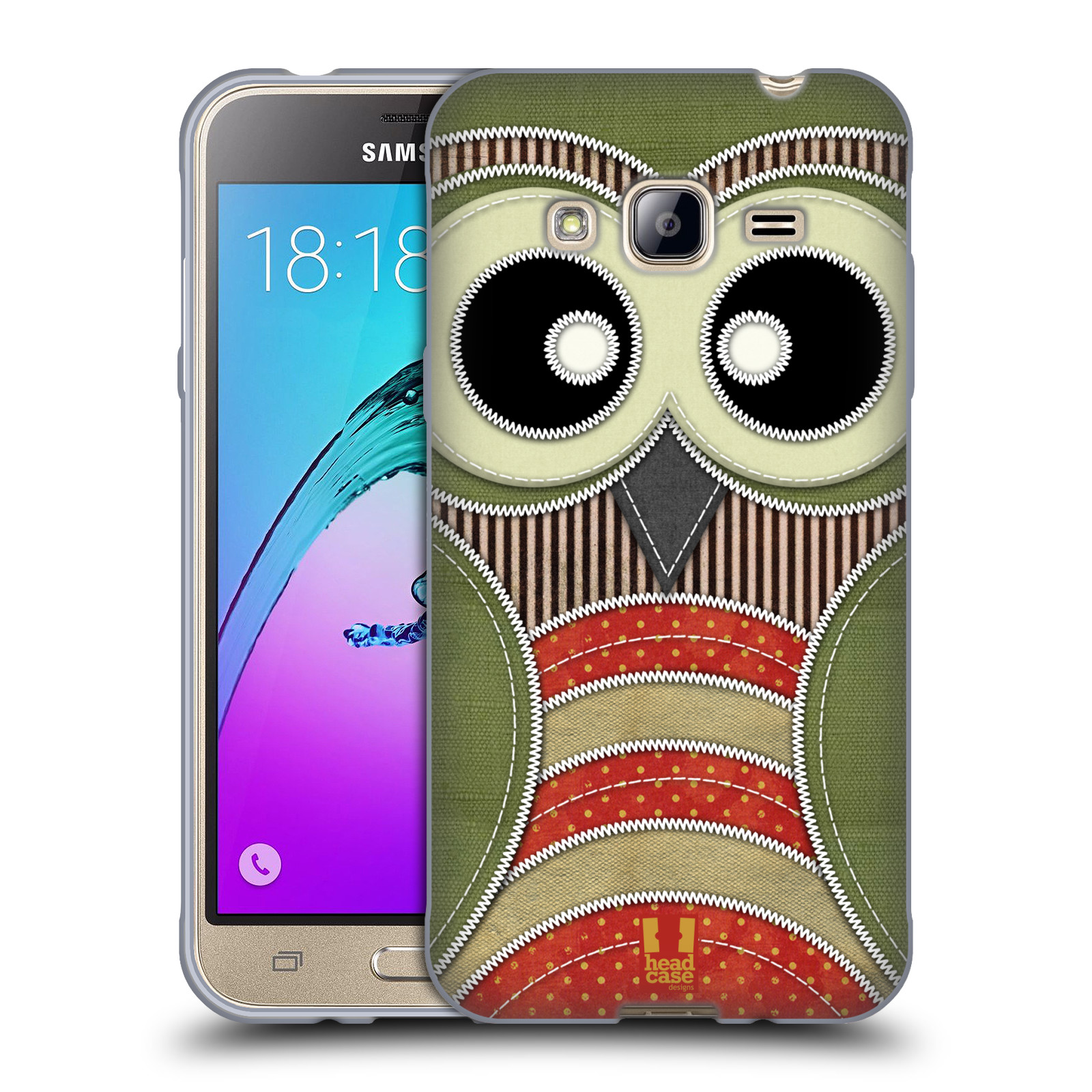 HEAD CASE DESIGNS OWL PATCHWORK SOFT GEL CASE FOR SAMSUNG PHONES 3 - Picture 9 of 11