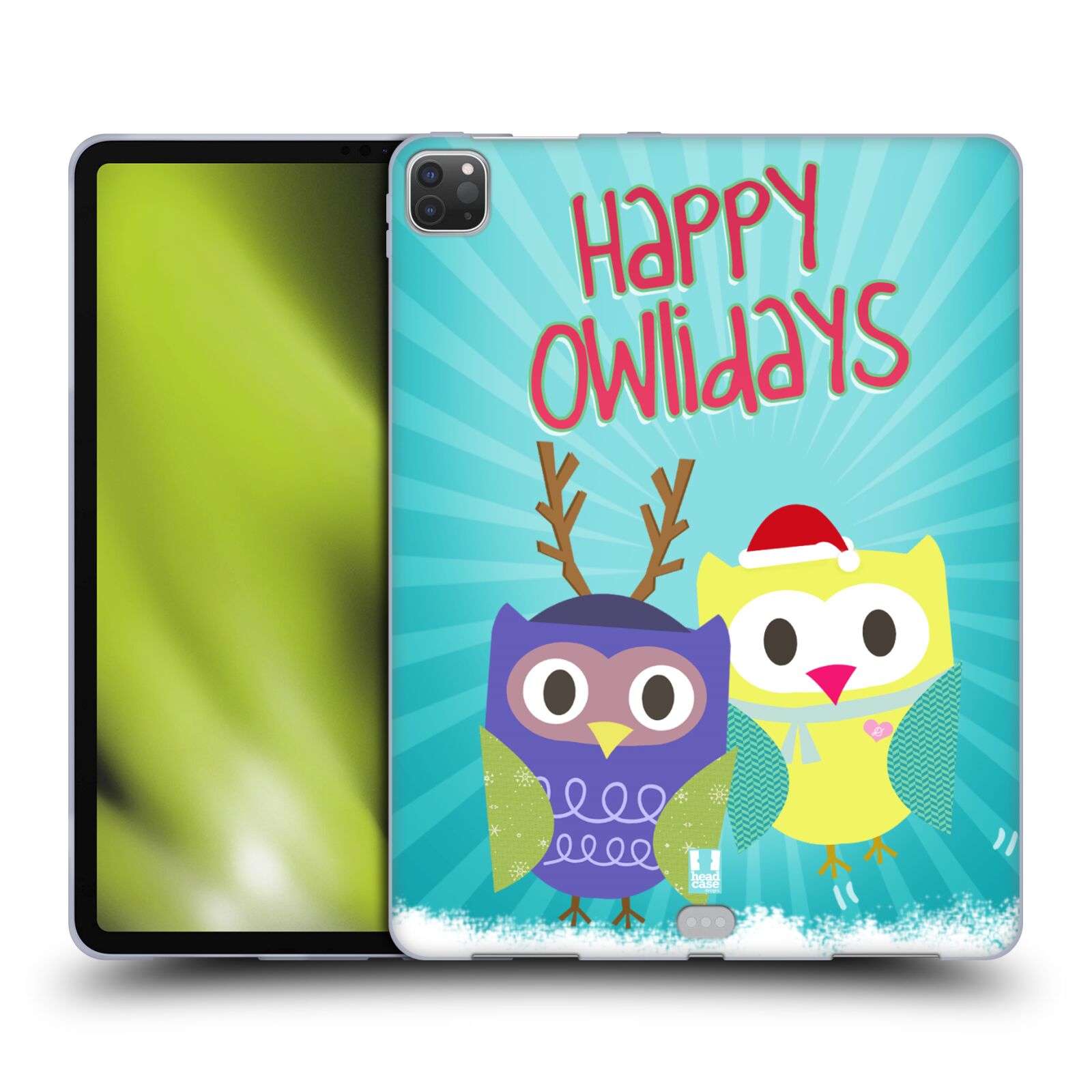 FUNDA HEAD CASE DESIGNS CON DIBUJO DE BÚHO DE NAVIDAD PARA SAMSUNG KINDLE APPLE - Imagen 8 de 11