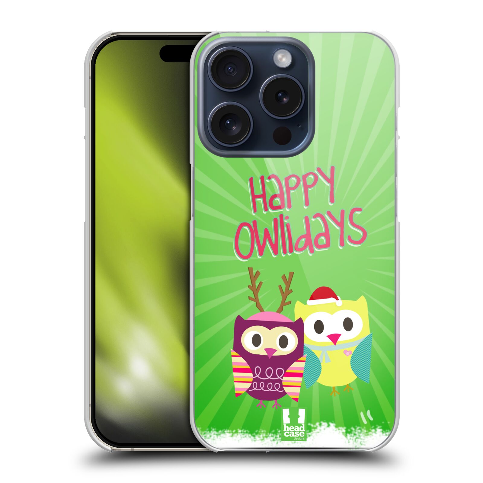 HEAD CASE DESIGNS OWL XMAS HARD BACK CASE FOR APPLE iPHONE PHONES - Picture 9 of 11