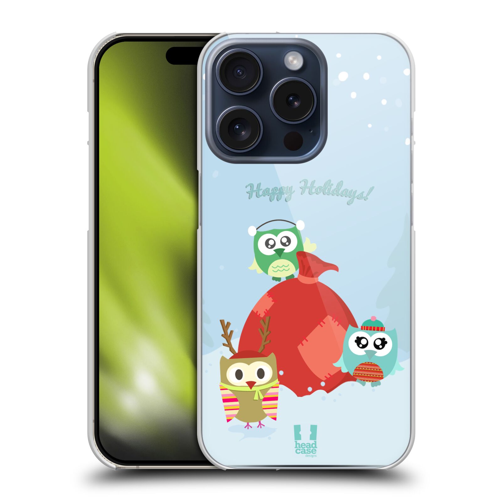 HEAD CASE DESIGNS OWL XMAS HARD BACK CASE FOR APPLE iPHONE PHONES - Picture 10 of 11