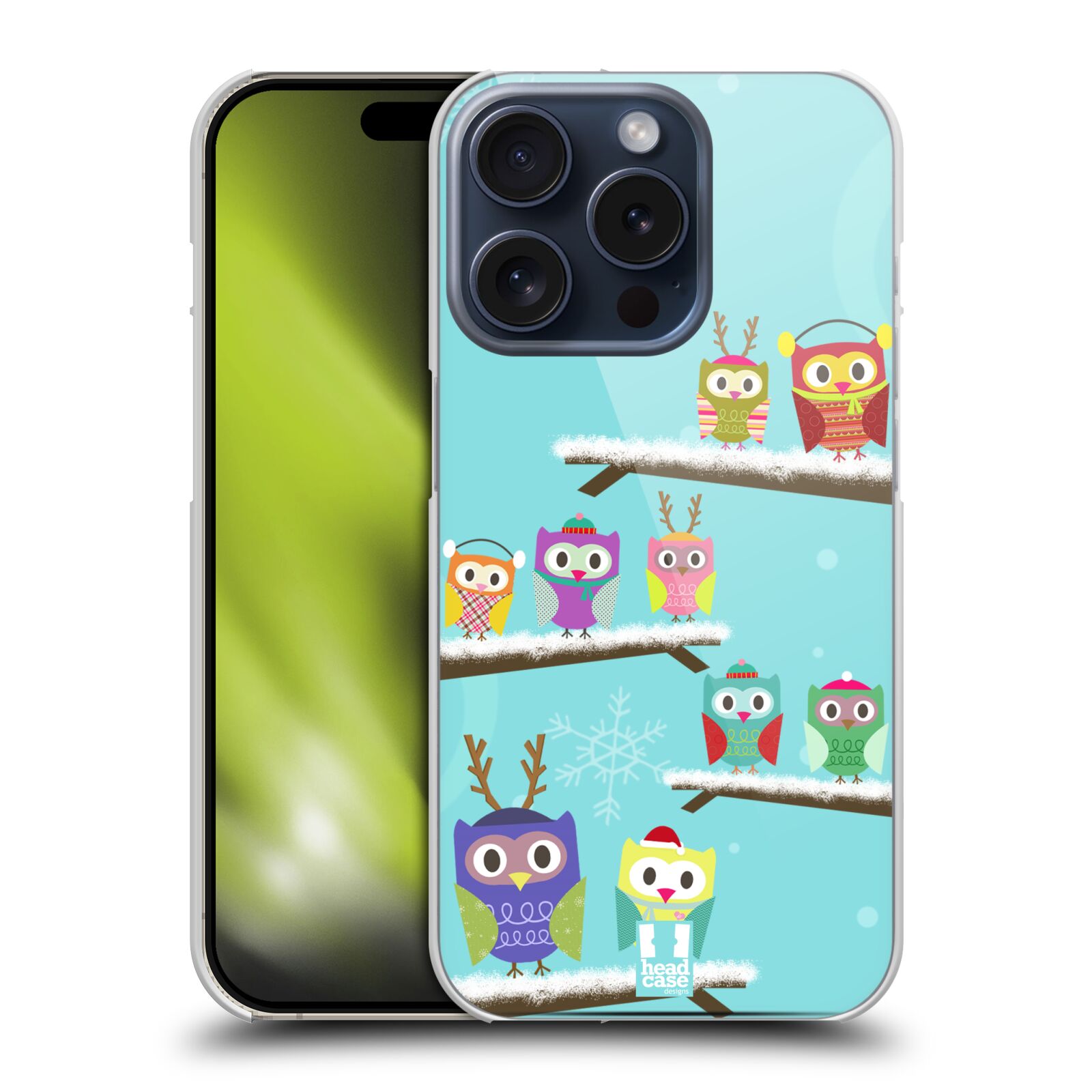 HEAD CASE DESIGNS OWL XMAS HARD BACK CASE FOR APPLE iPHONE PHONES - Picture 11 of 11