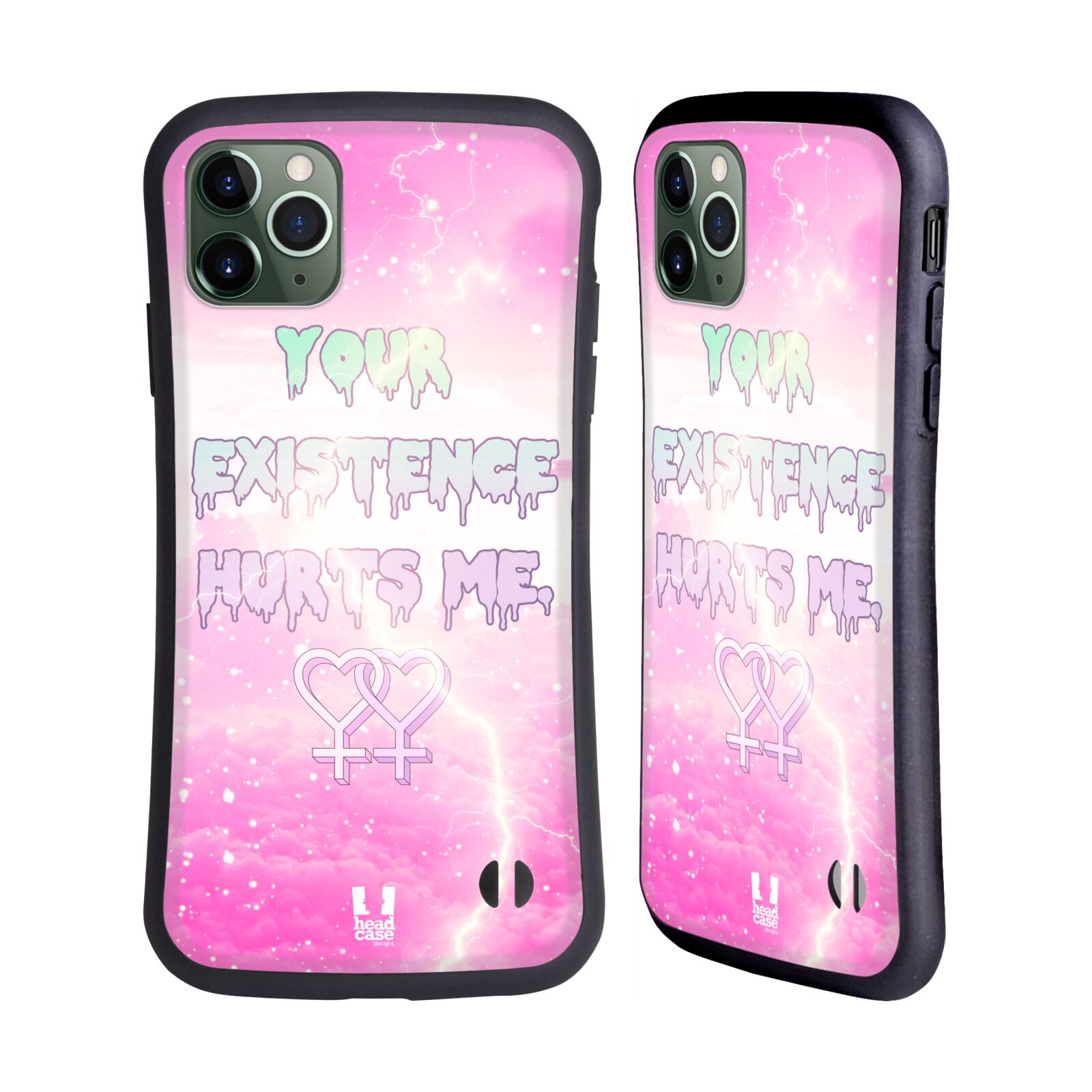 HEAD CASE PASTEL GOTH HYBRID CASE FOR APPLE iPHONES PHONES - Picture 8 of 12