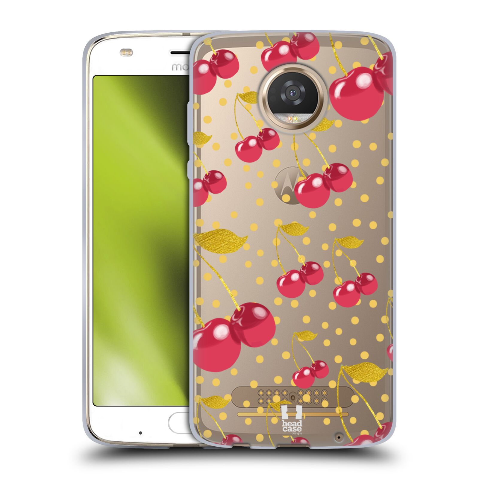 HEAD CASE DESIGNS PATTERN WITH GOLD PRINTS SOFT GEL CASE FOR MOTOROLA PHONES 2 - Picture 9 of 12