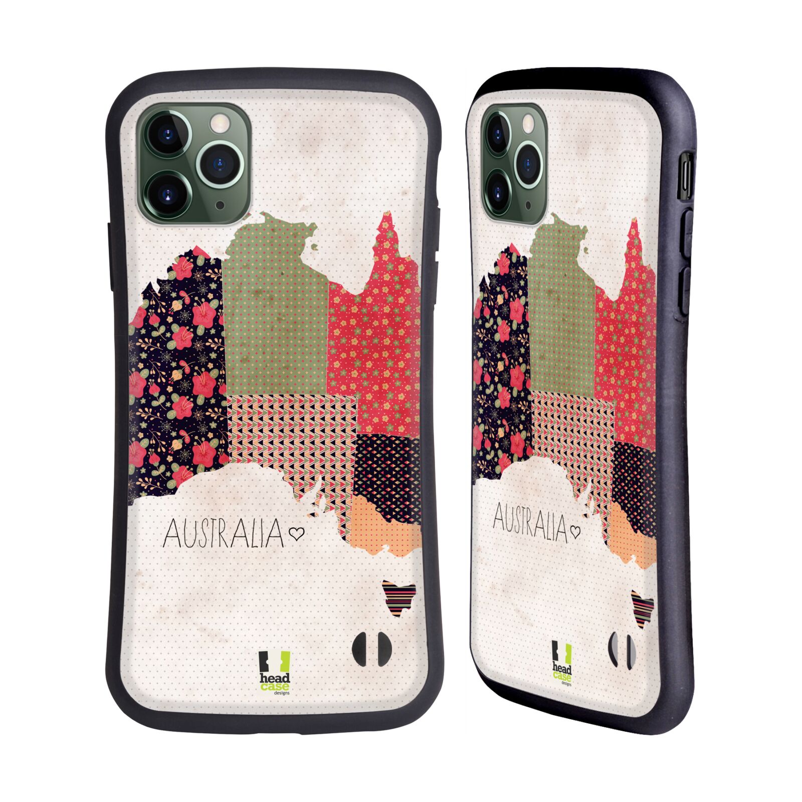 HEAD CASE DESIGNS GEMUSTERTE LANDKARTEN HYBRID HUELLE FÜR APPLE iPHONES HANDYS - Bild 8 von 12