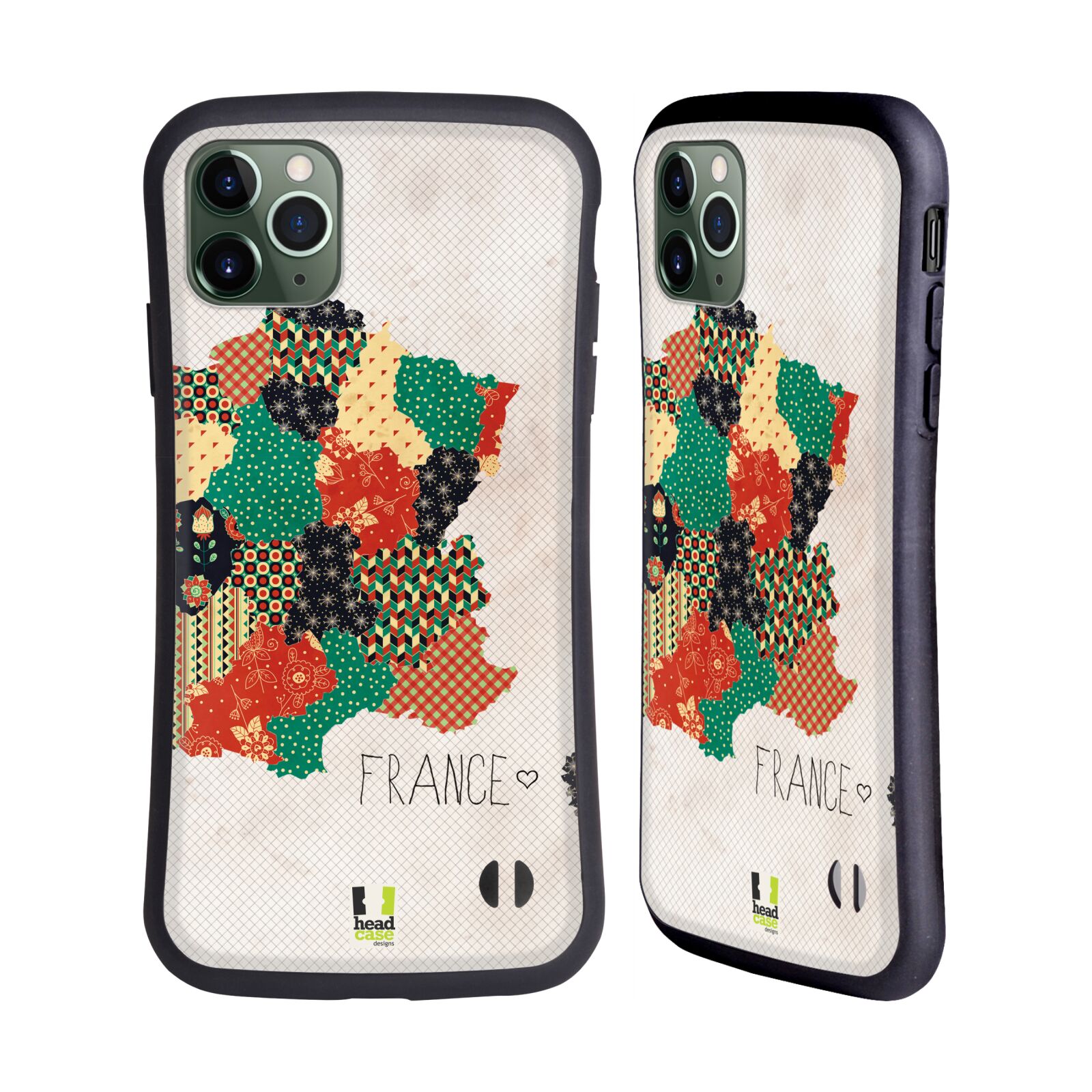 HEAD CASE DESIGNS GEMUSTERTE LANDKARTEN HYBRID HUELLE FÜR APPLE iPHONES HANDYS - Bild 9 von 12