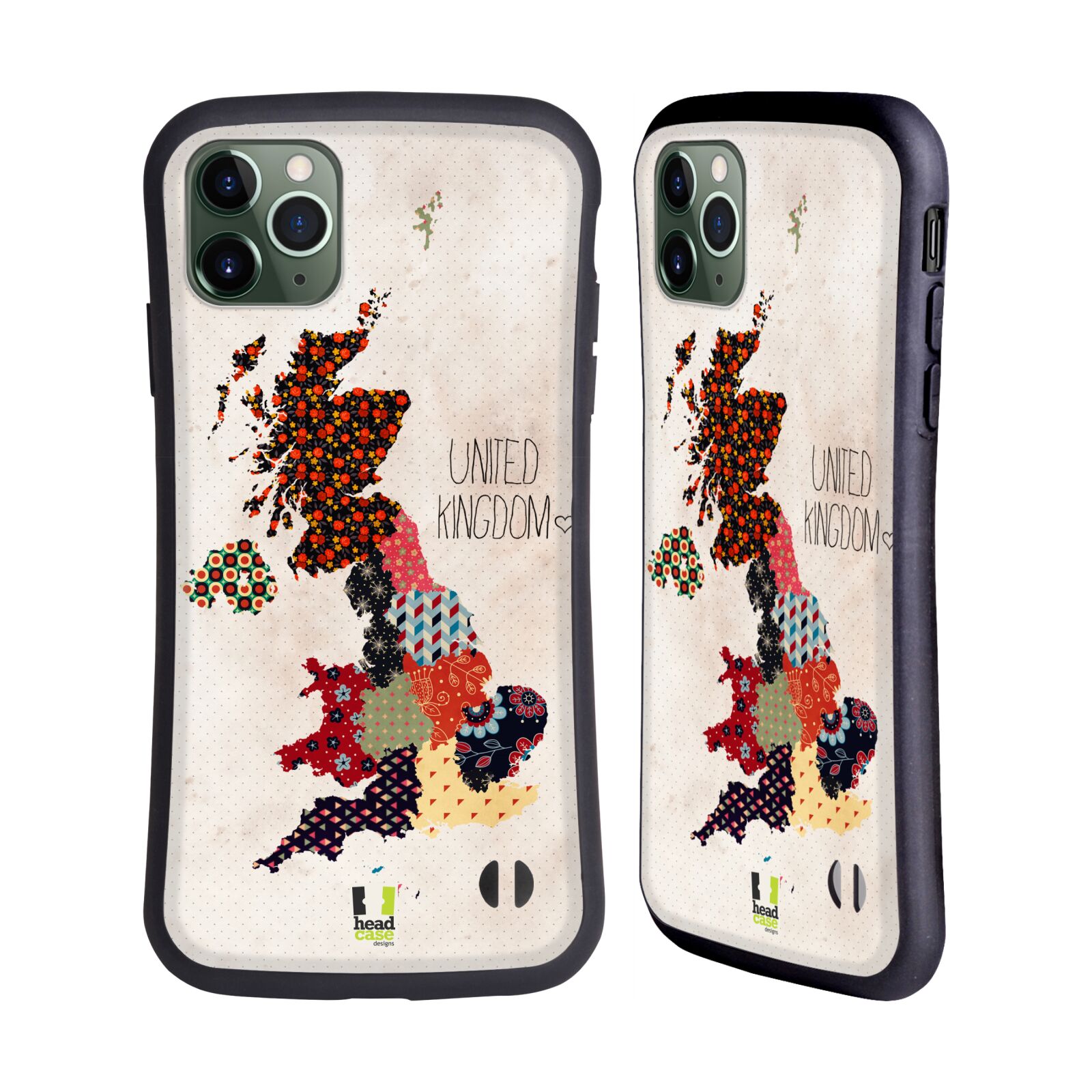 HEAD CASE DESIGNS GEMUSTERTE LANDKARTEN HYBRID HUELLE FÜR APPLE iPHONES HANDYS - Bild 11 von 12