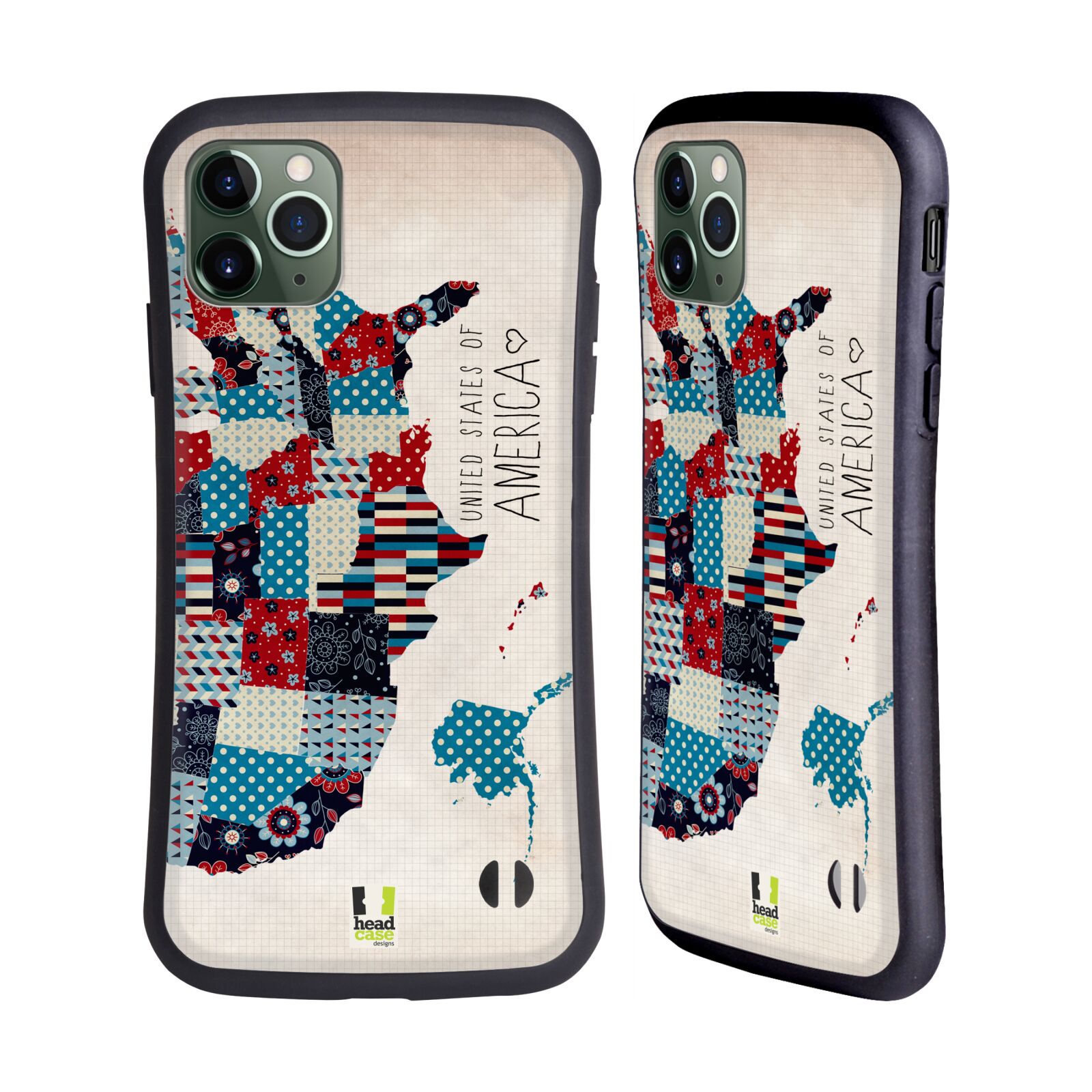 HEAD CASE DESIGNS GEMUSTERTE LANDKARTEN HYBRID HUELLE FÜR APPLE iPHONES HANDYS - Bild 12 von 12