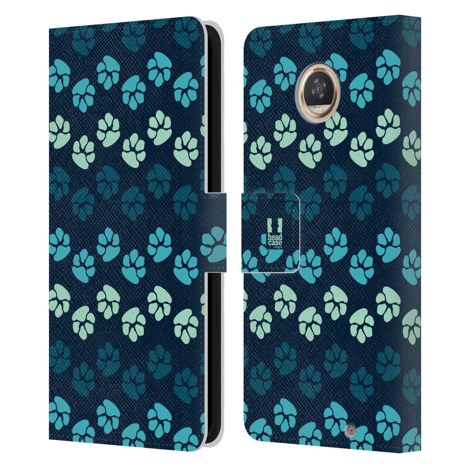 HEAD CASE DESIGNS PAWS LEATHER BOOK WALLET CASE COVER FOR MOTOROLA PHONES - Picture 7 of 11