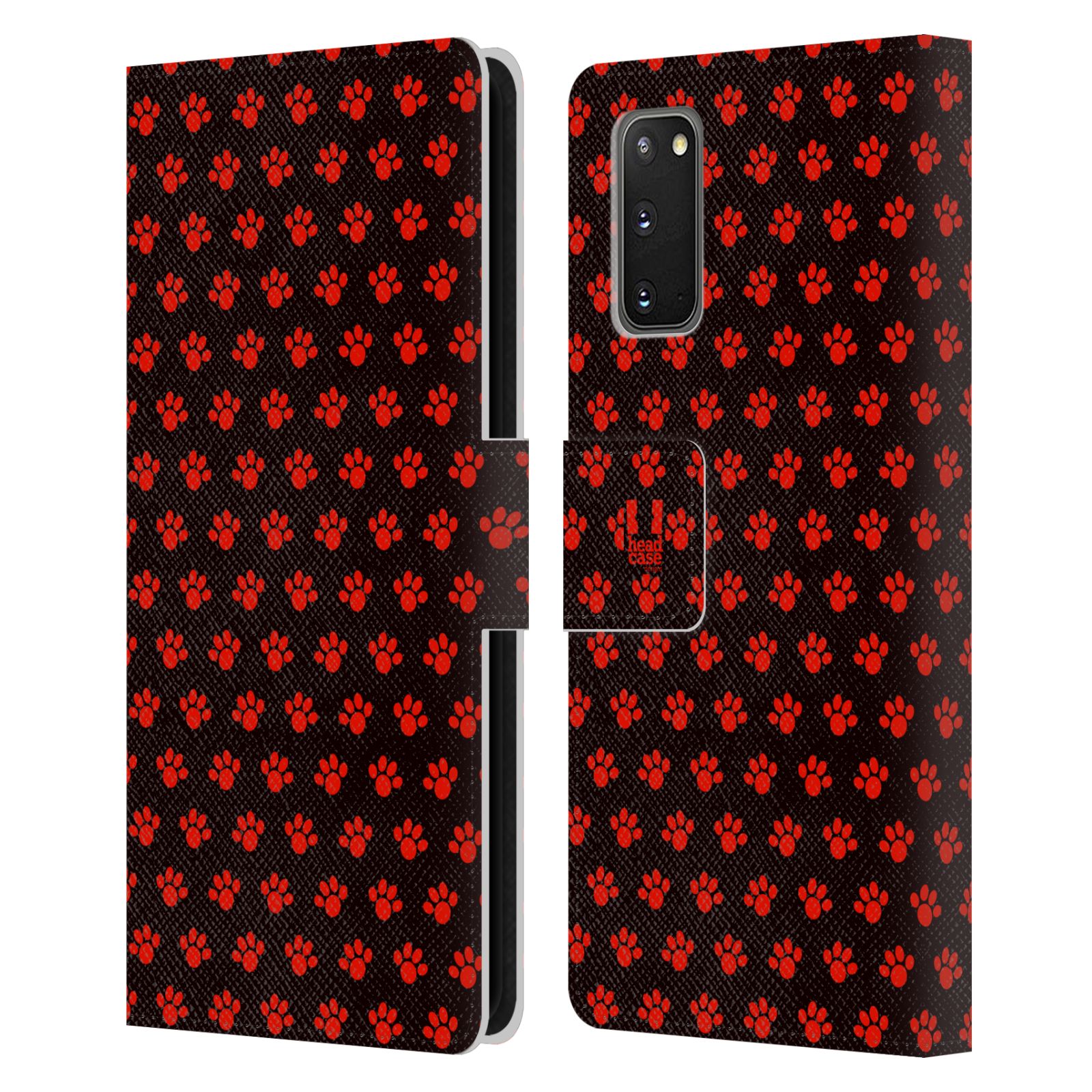 HEAD CASE DESIGNS PAWS LEATHER BOOK WALLET CASE COVER FOR SAMSUNG PHONES 1 - Afbeelding 9 van 10