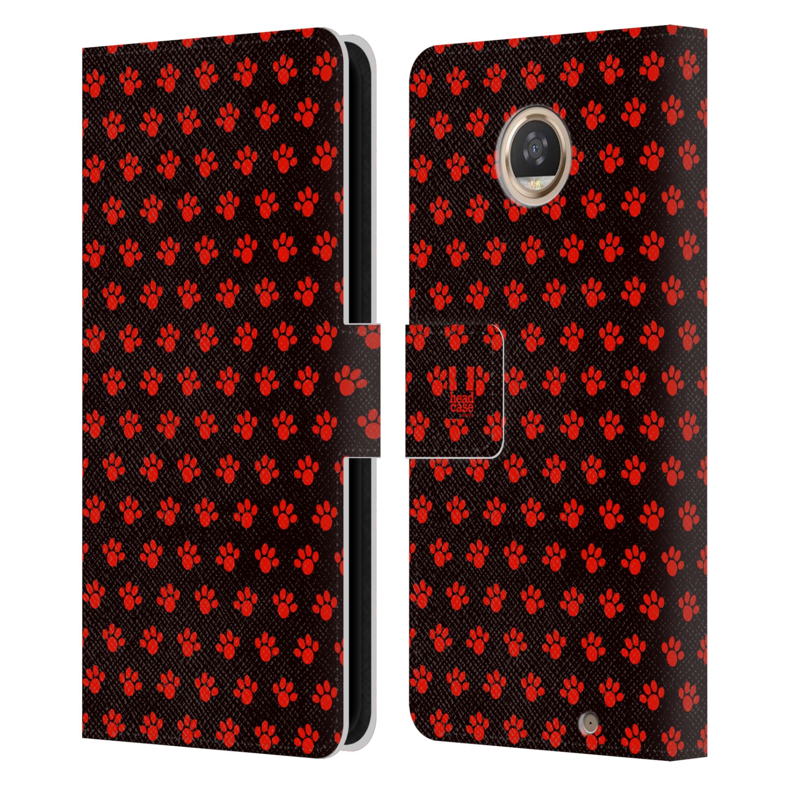 HEAD CASE DESIGNS PAWS LEATHER BOOK WALLET CASE COVER FOR MOTOROLA PHONES - Picture 9 of 11