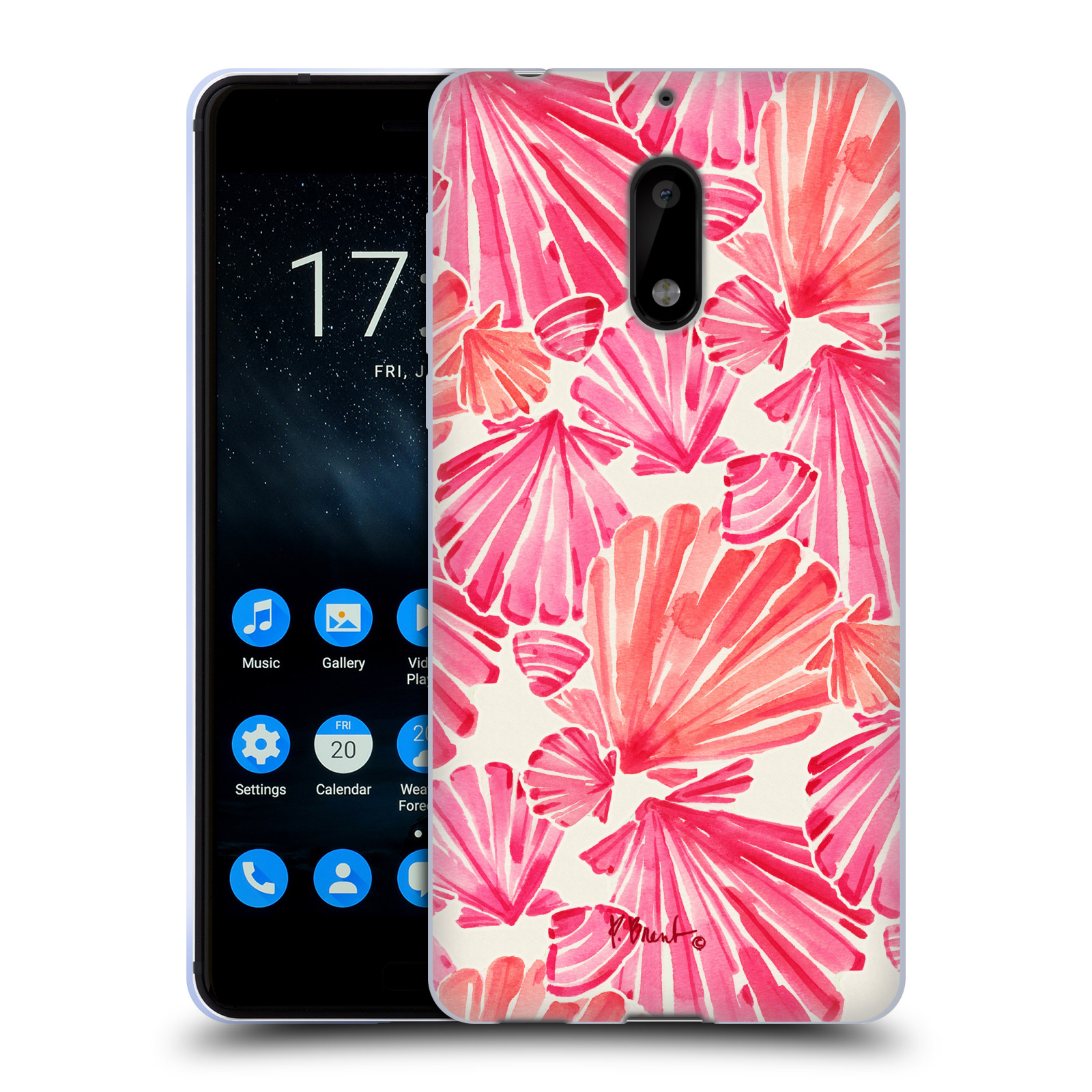Coque Gel Officielle Paul Brent Pour Nokia - Motif Nautique Multicolore - Neuf