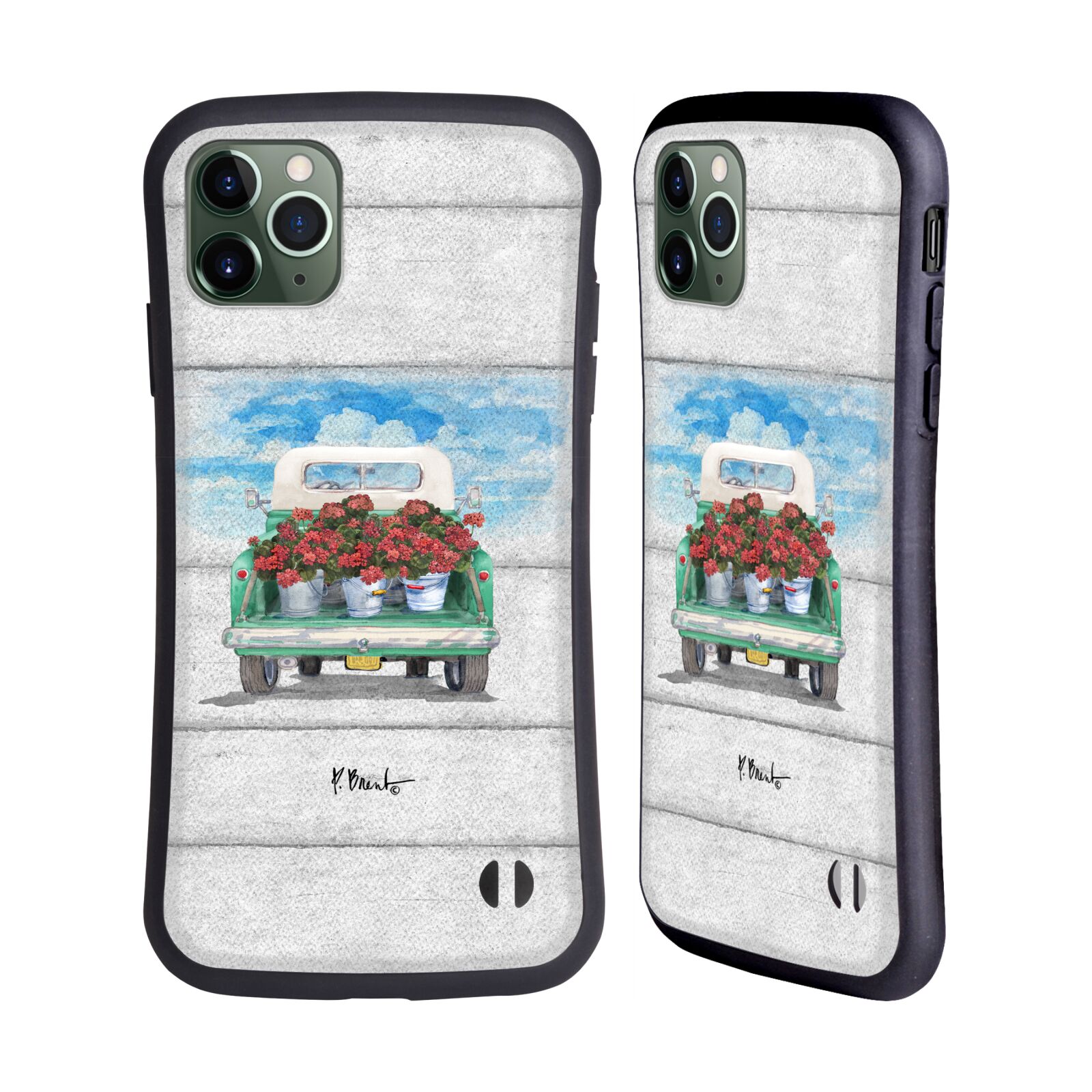 OFFICIAL PAUL BRENT FLOWER TRUCK HYBRID CASE FOR APPLE iPHONES PHONES - Picture 8 of 11