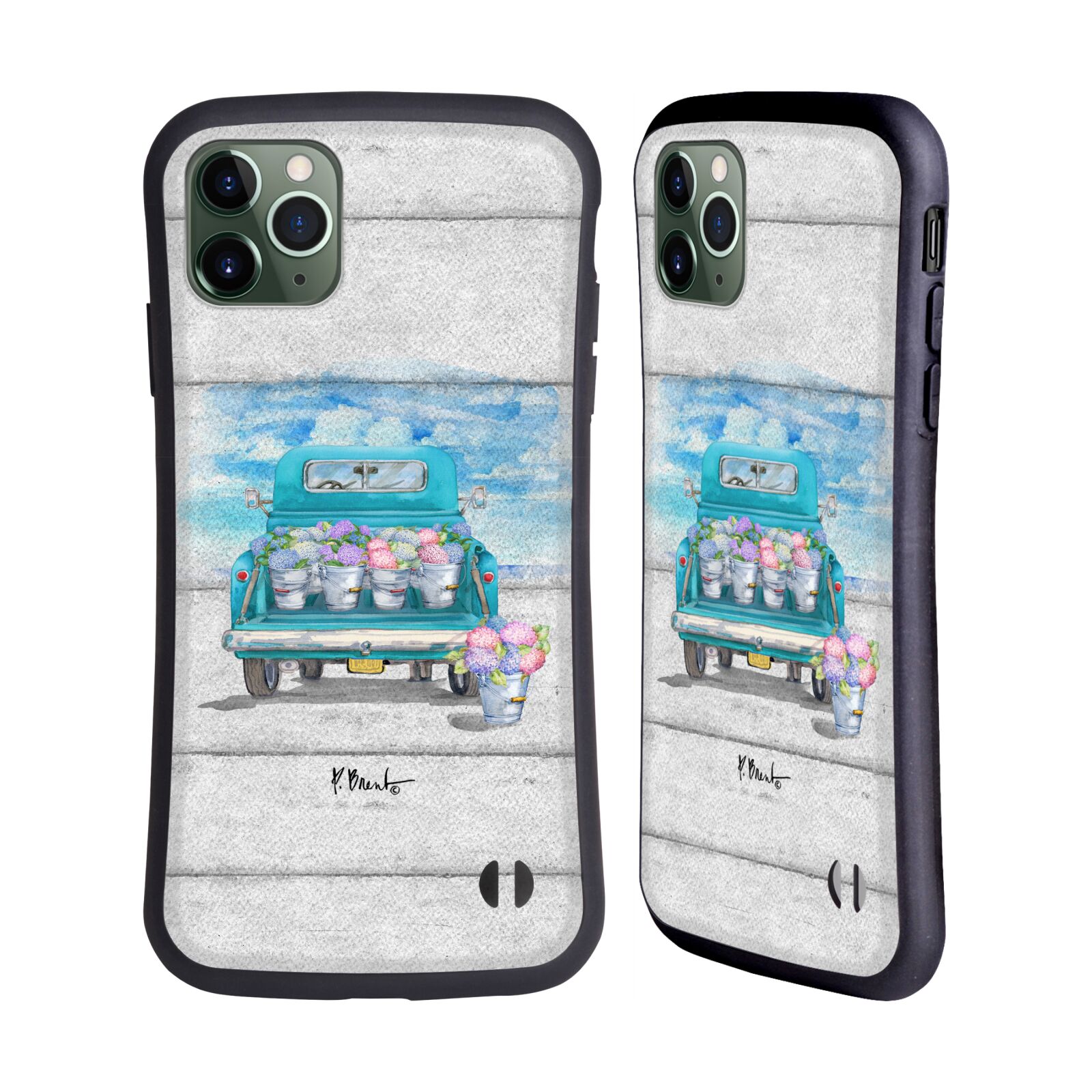 OFFICIAL PAUL BRENT FLOWER TRUCK HYBRID CASE FOR APPLE iPHONES PHONES - Picture 9 of 11