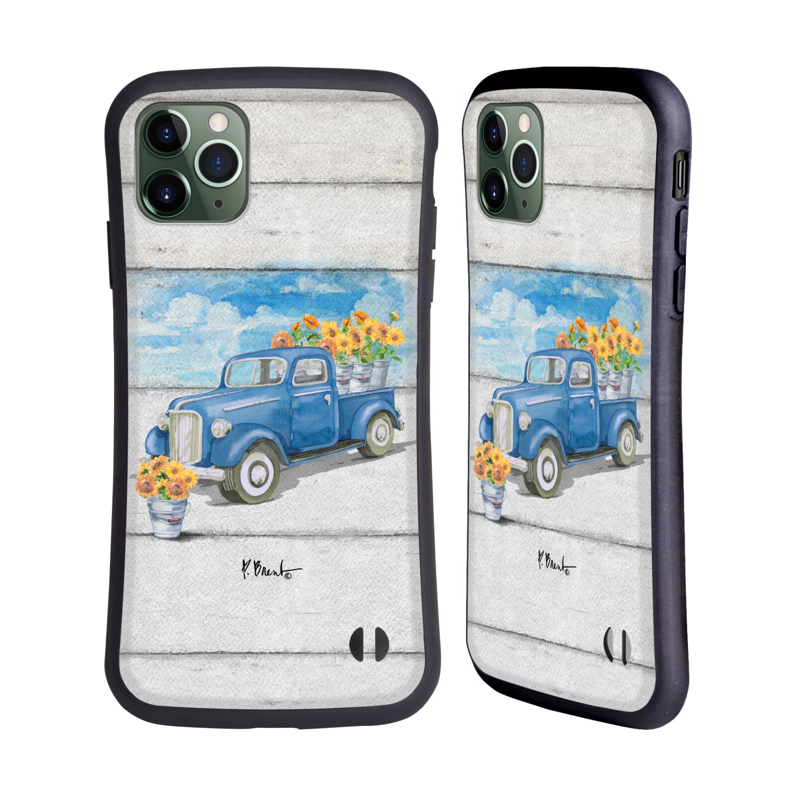 OFFICIAL PAUL BRENT FLOWER TRUCK HYBRID CASE FOR APPLE iPHONES PHONES - Picture 10 of 11